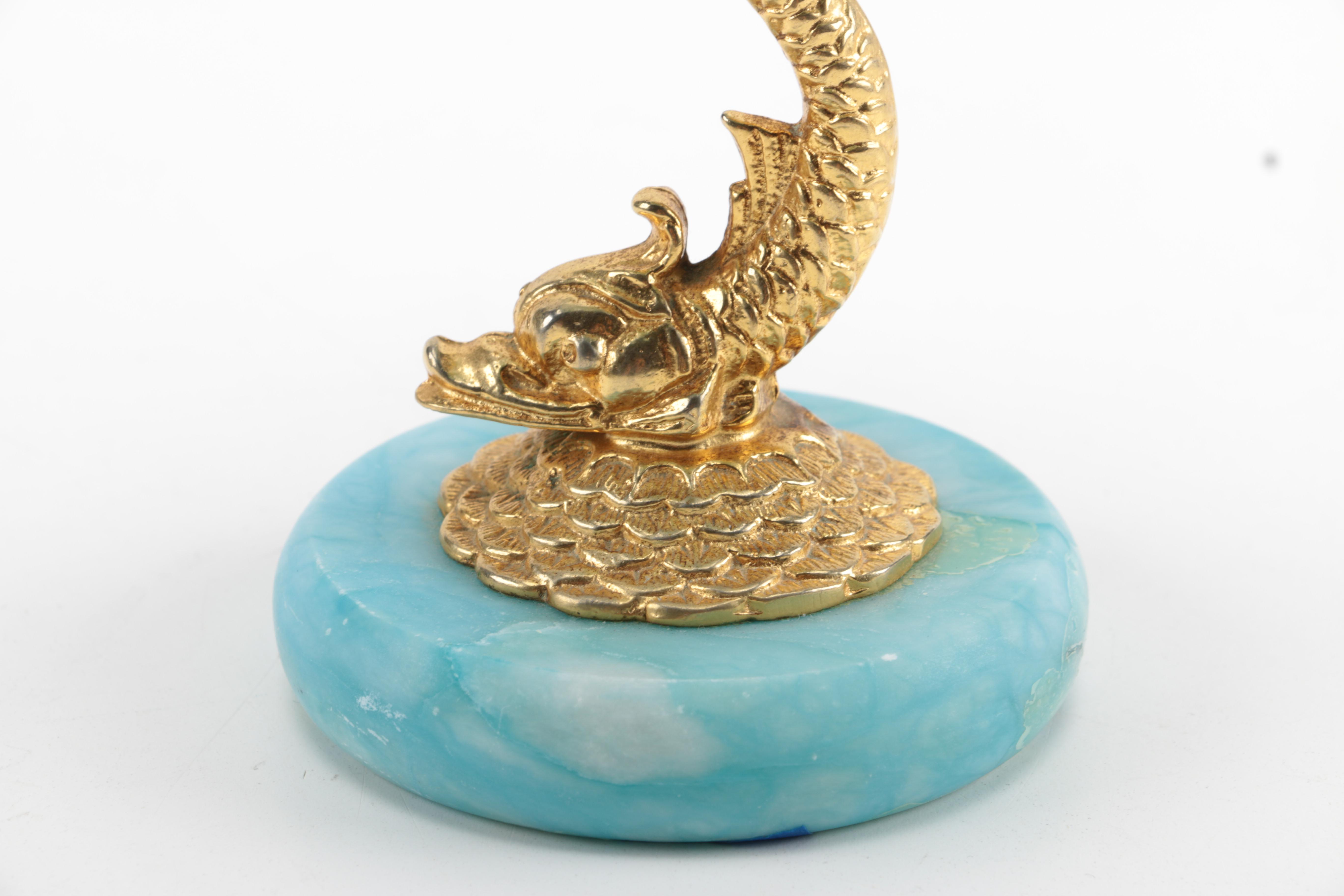 Figurines including Alabaster Floral Figurine