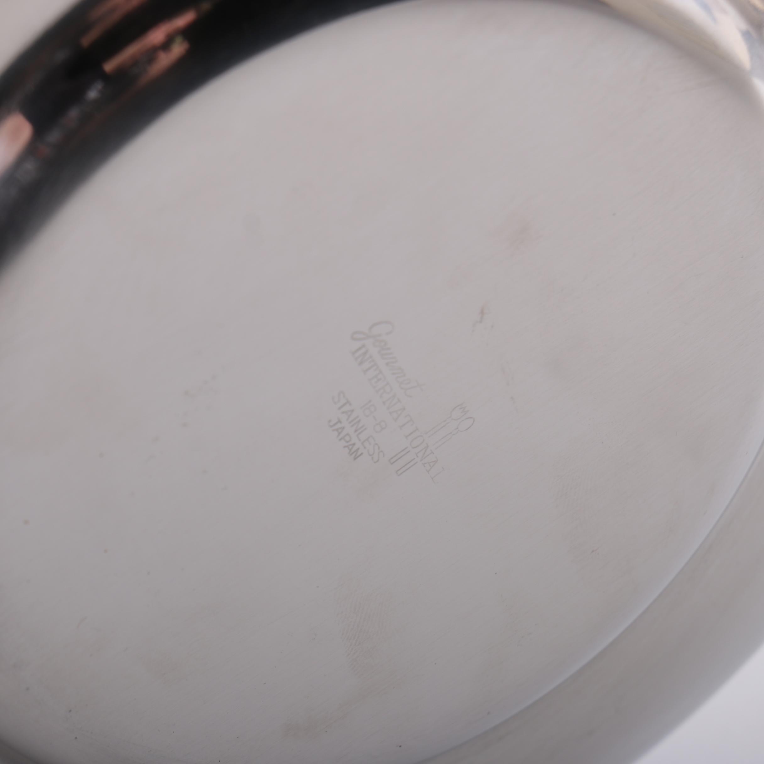 Circa 1970s Gourmet International Stainless Steel Foundue Set