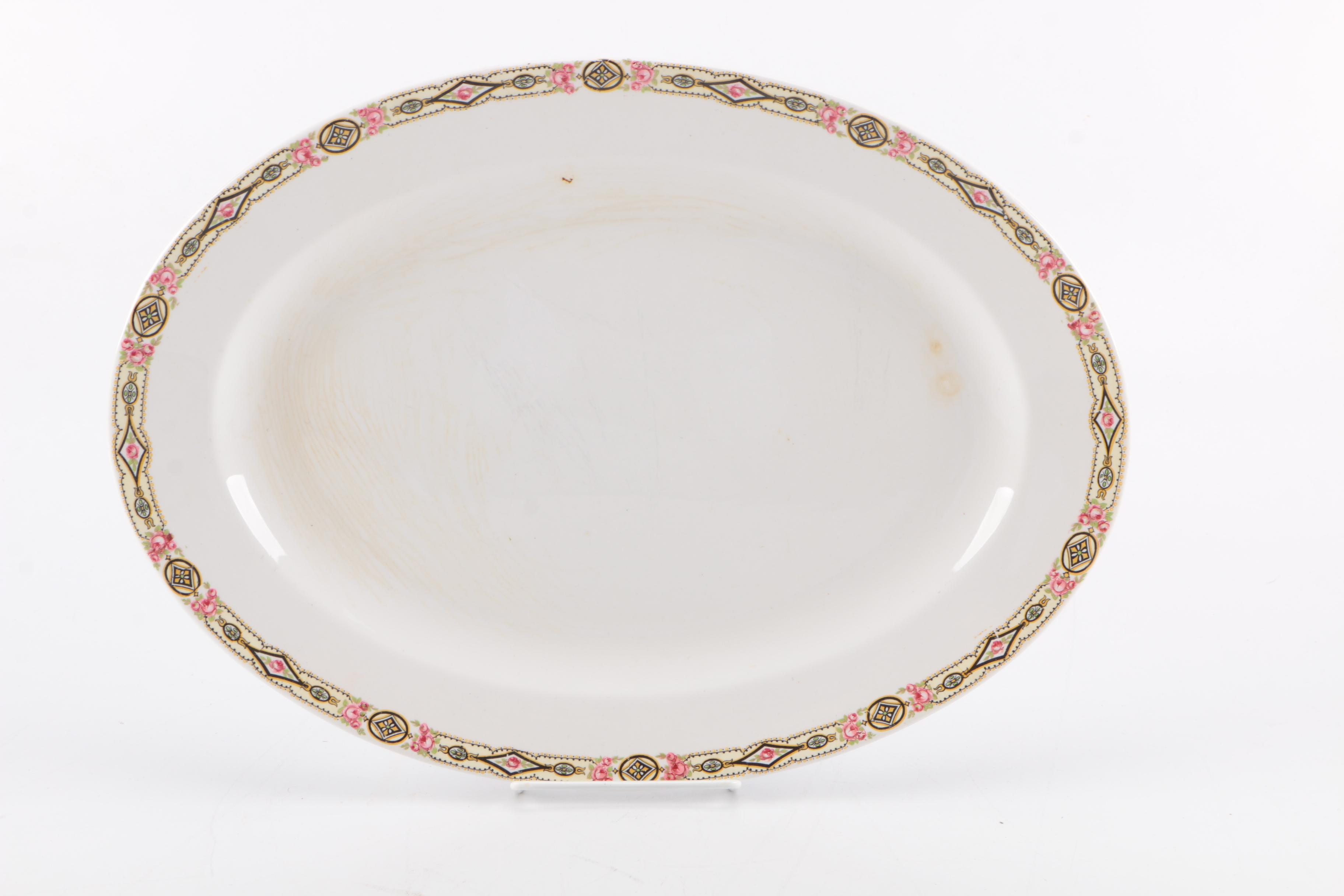 China Serving Platters Including Thompson