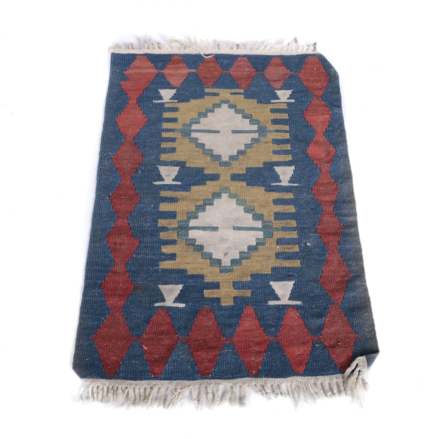 Handwoven Kilim Wool Mat