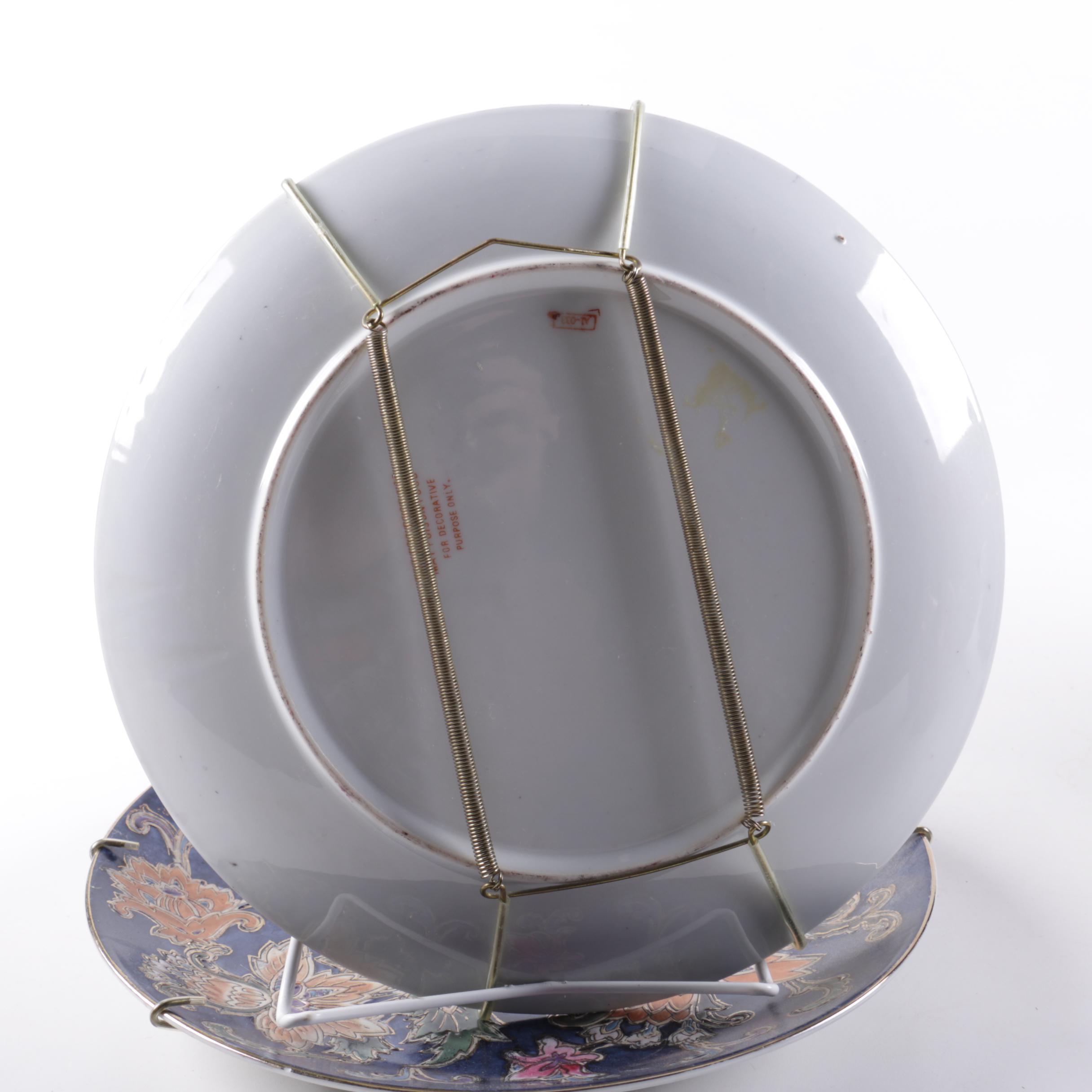 Grouping of Handpainted Ceramic Vessels