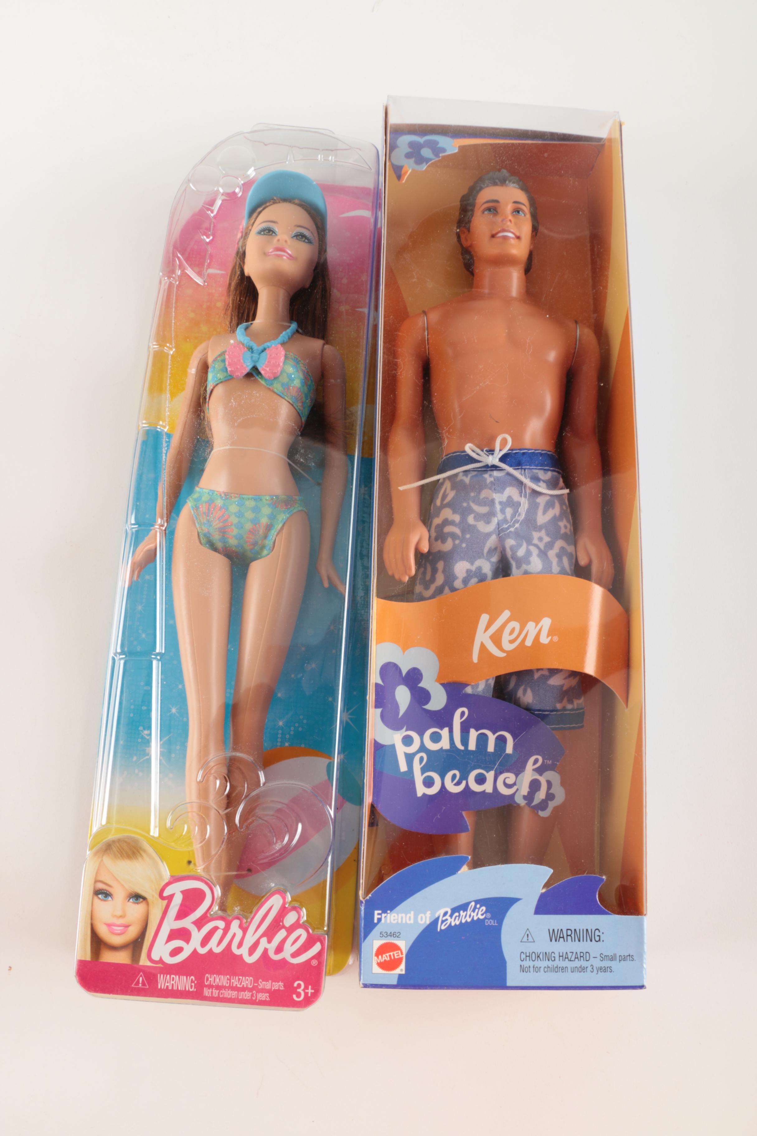 Barbie Dolls and Others in Original Packaging