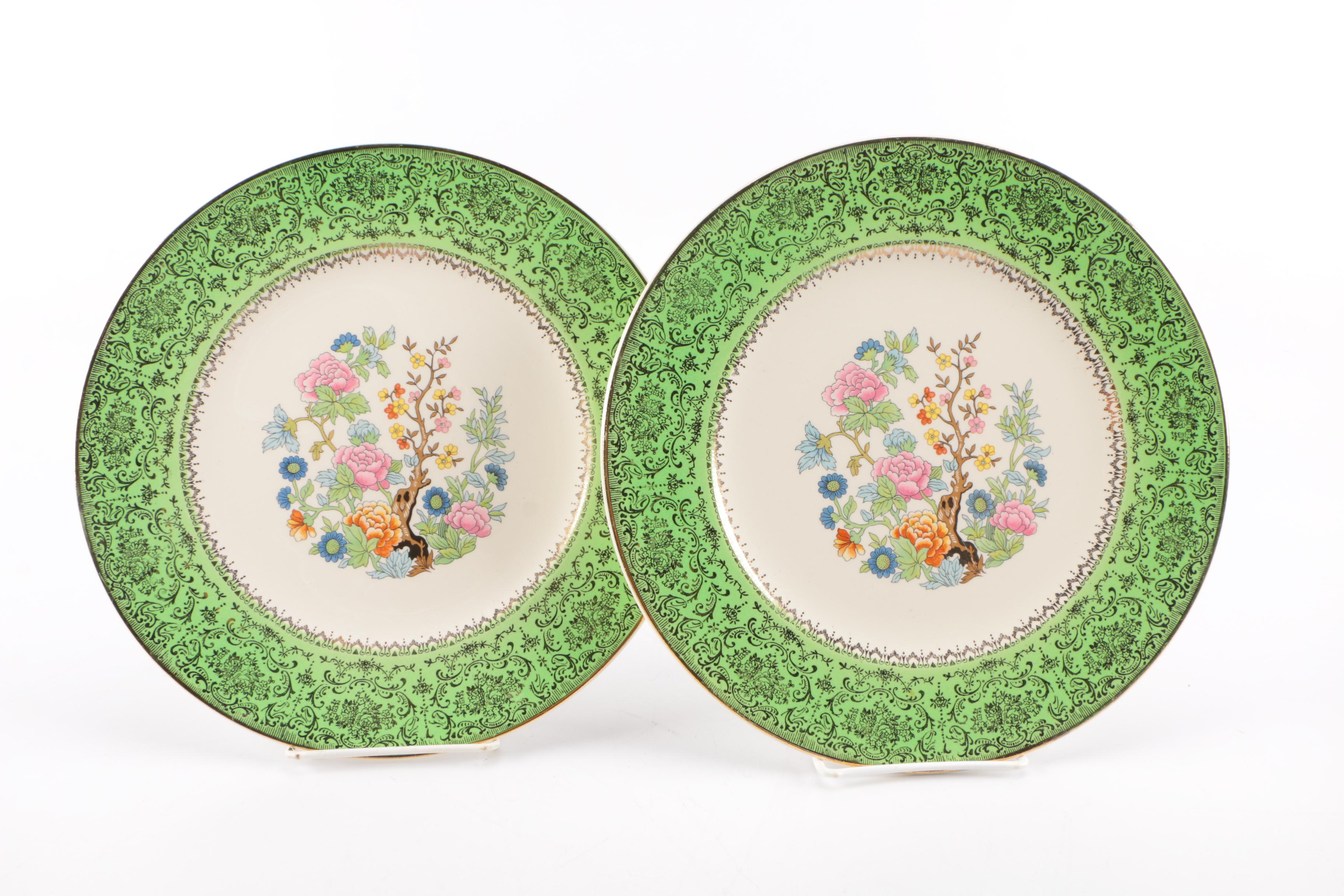 Decorative Porcelain and China Plate Collection Featuring Wedgwood and Knowles