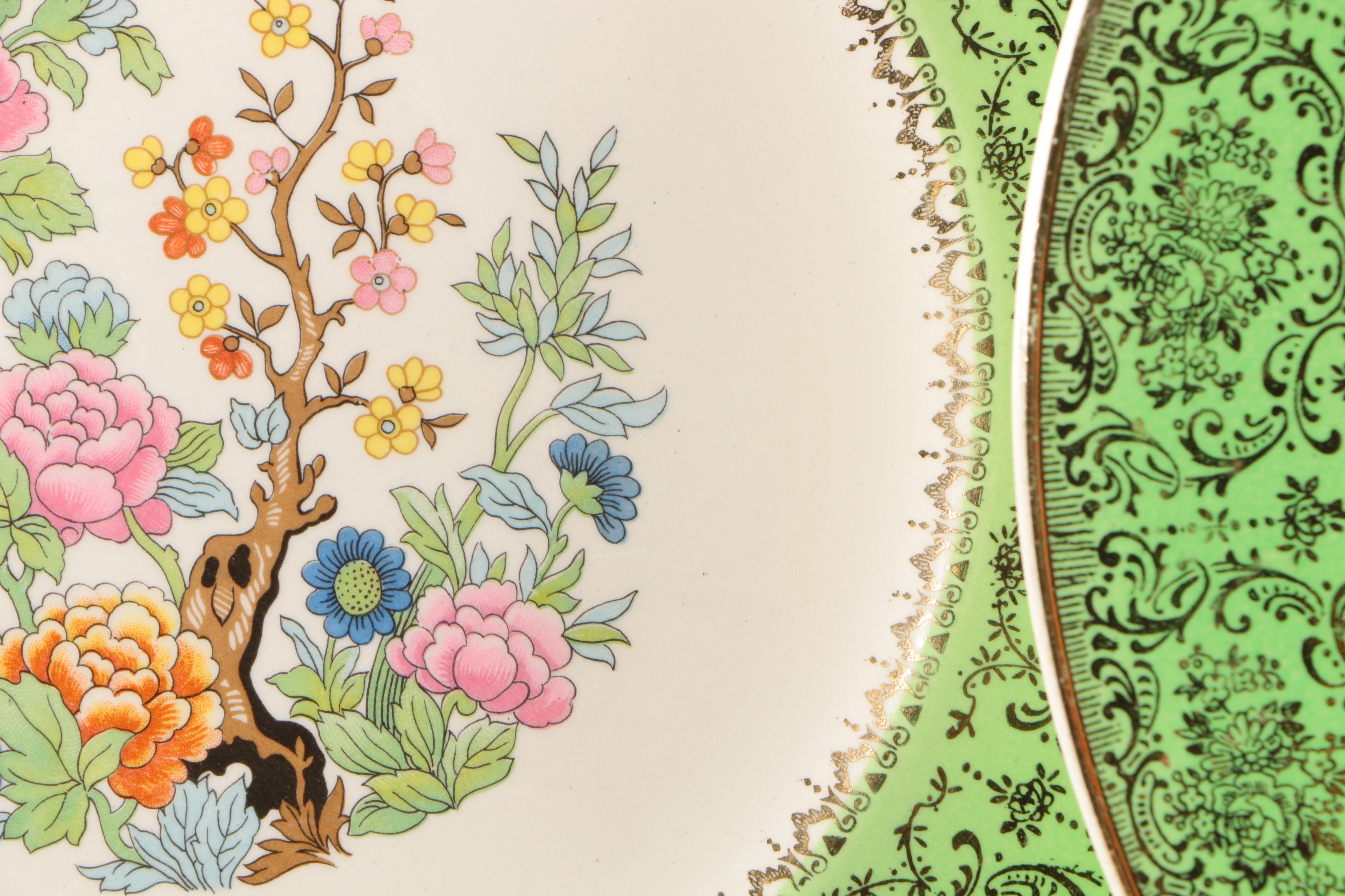 Decorative Porcelain and China Plate Collection Featuring Wedgwood and Knowles