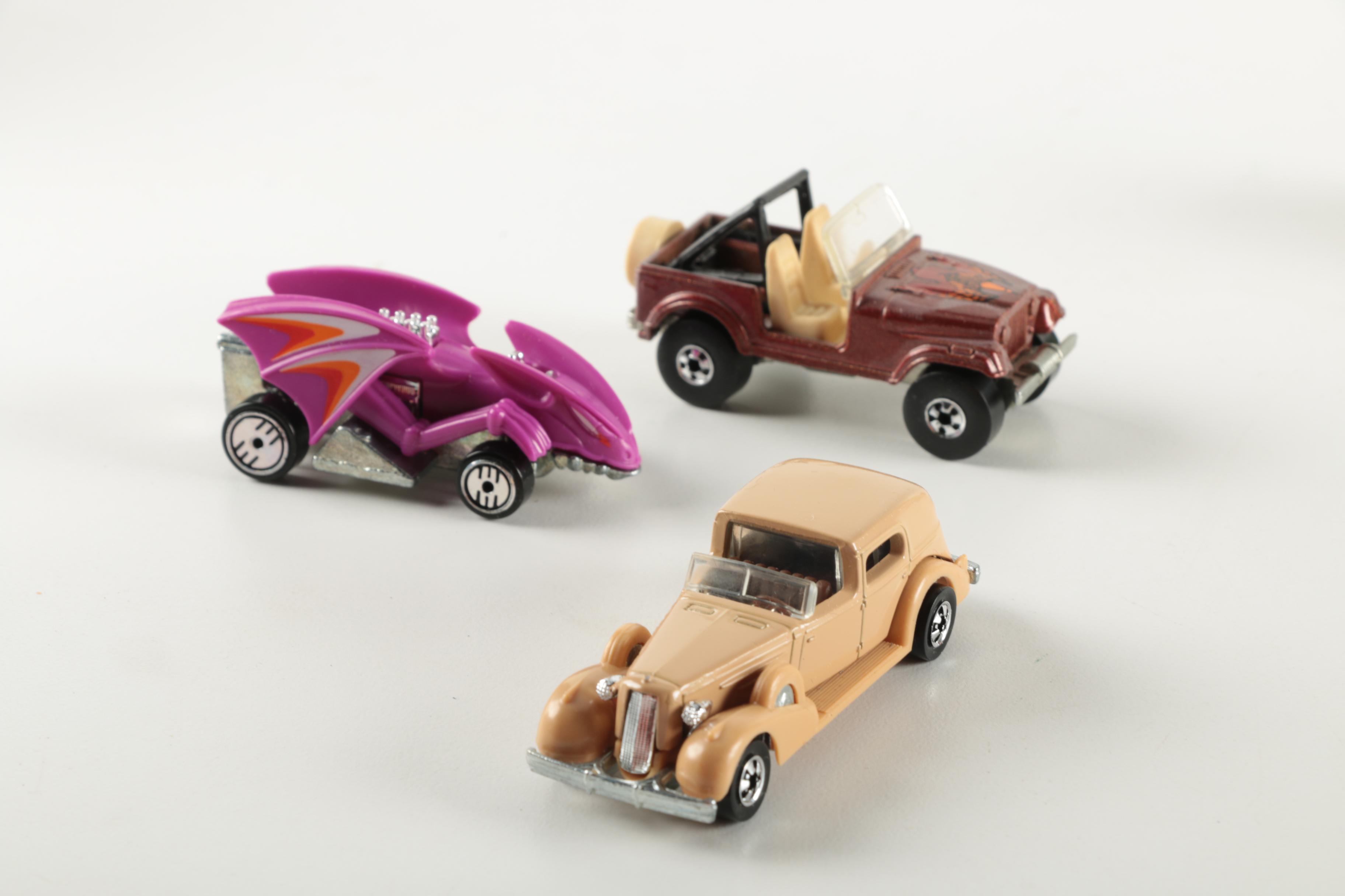 Collection of Hot Wheels Cars