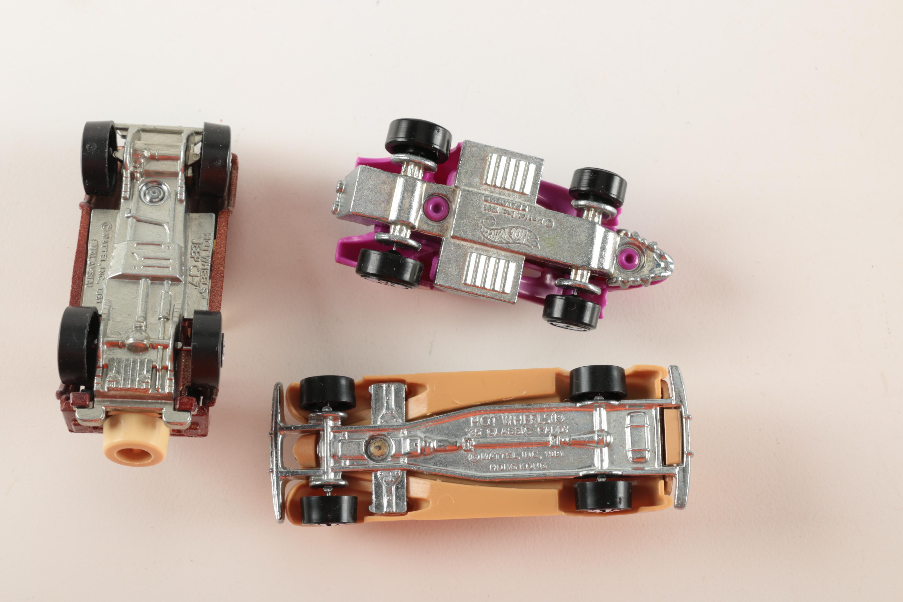 Collection of Hot Wheels Cars