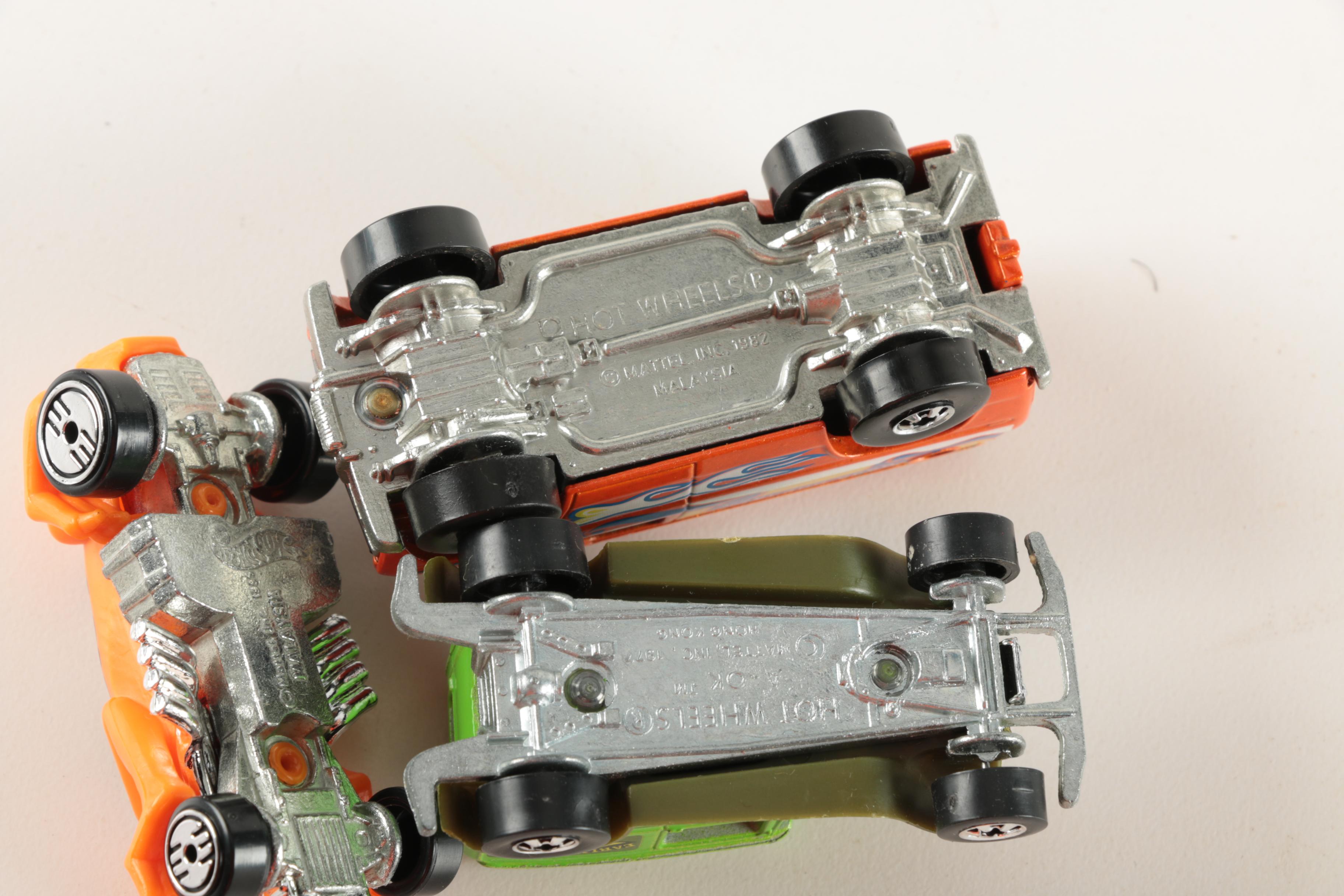 Collection of Hot Wheels Cars