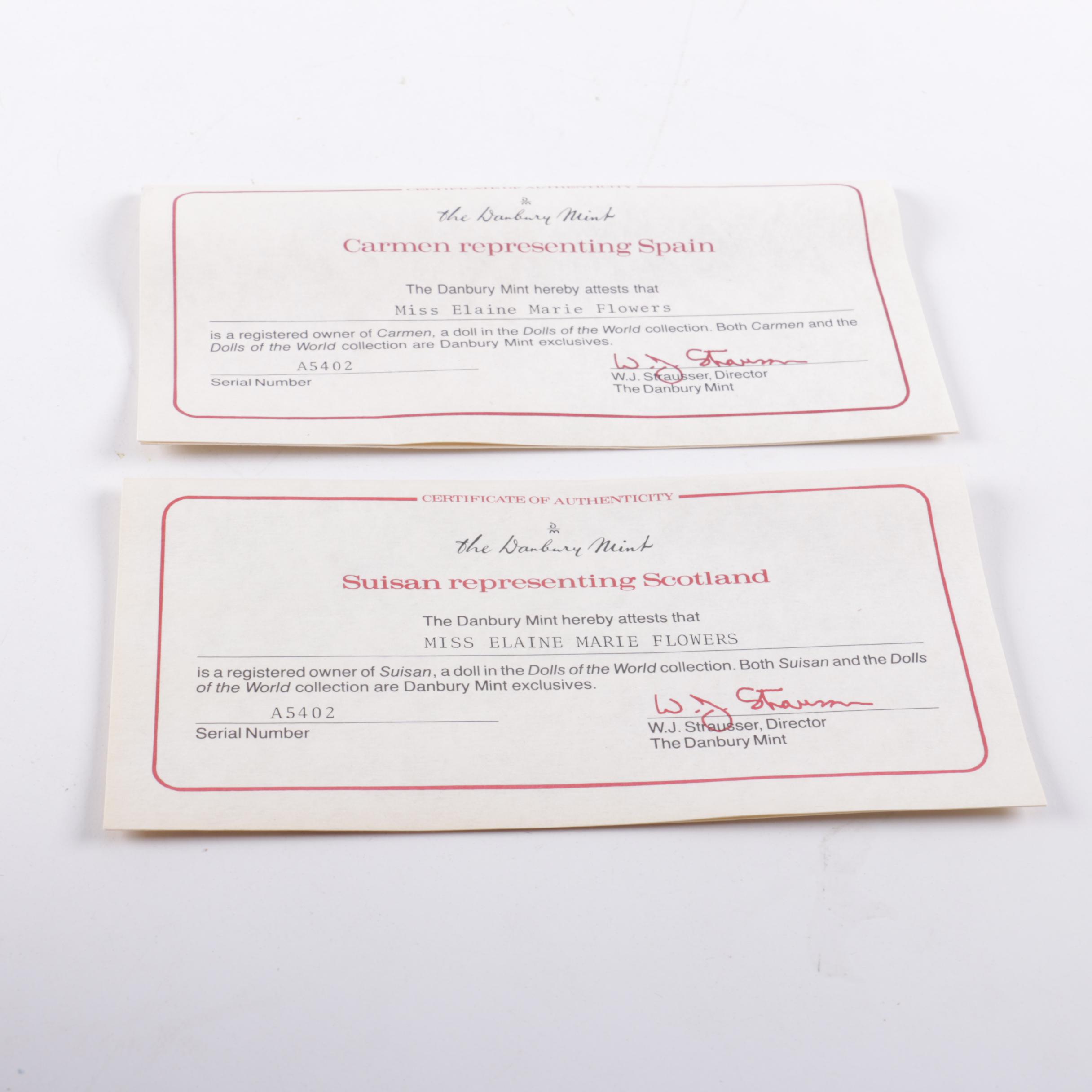 Danbury Mint "Dolls of the World" Collection