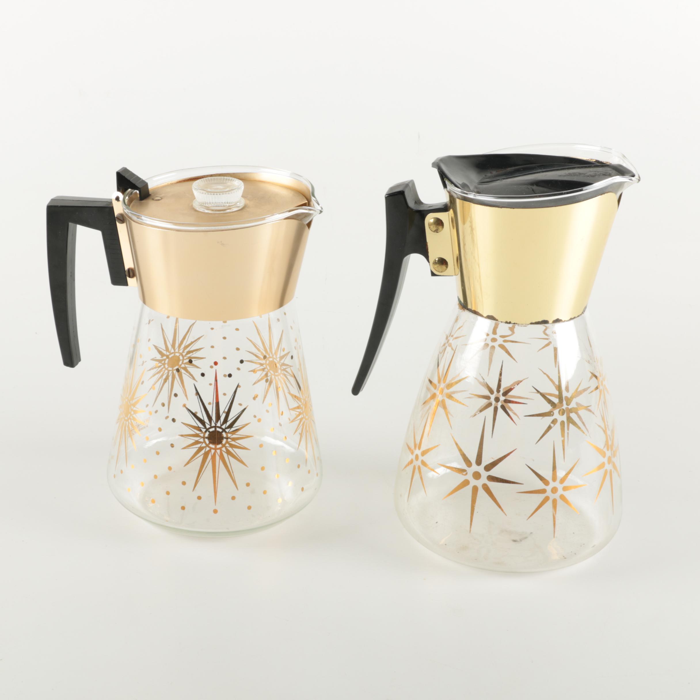 Mid Century Modern Coffee Carafes