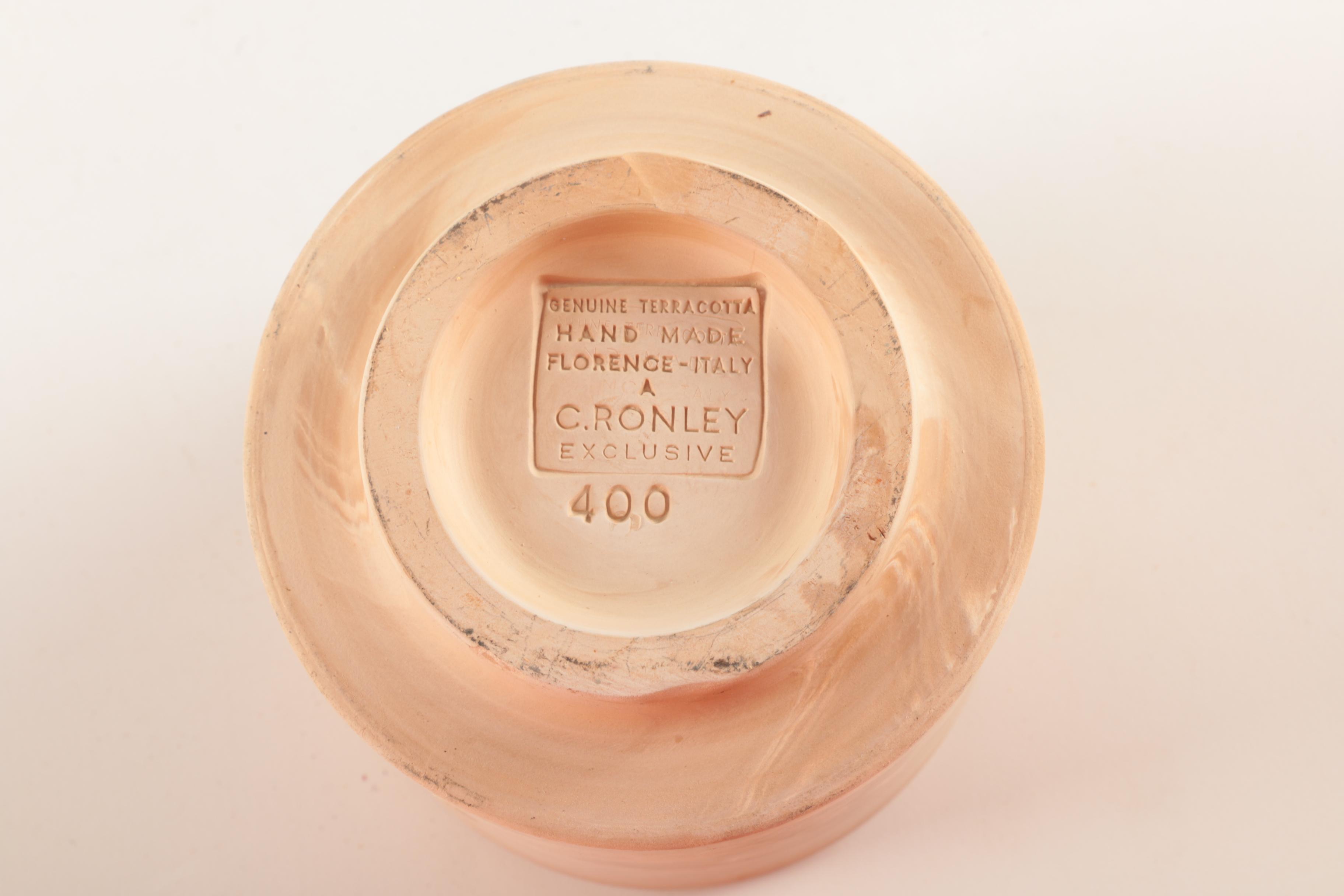 Hand Thrown Italian Stoneware Planter Pots