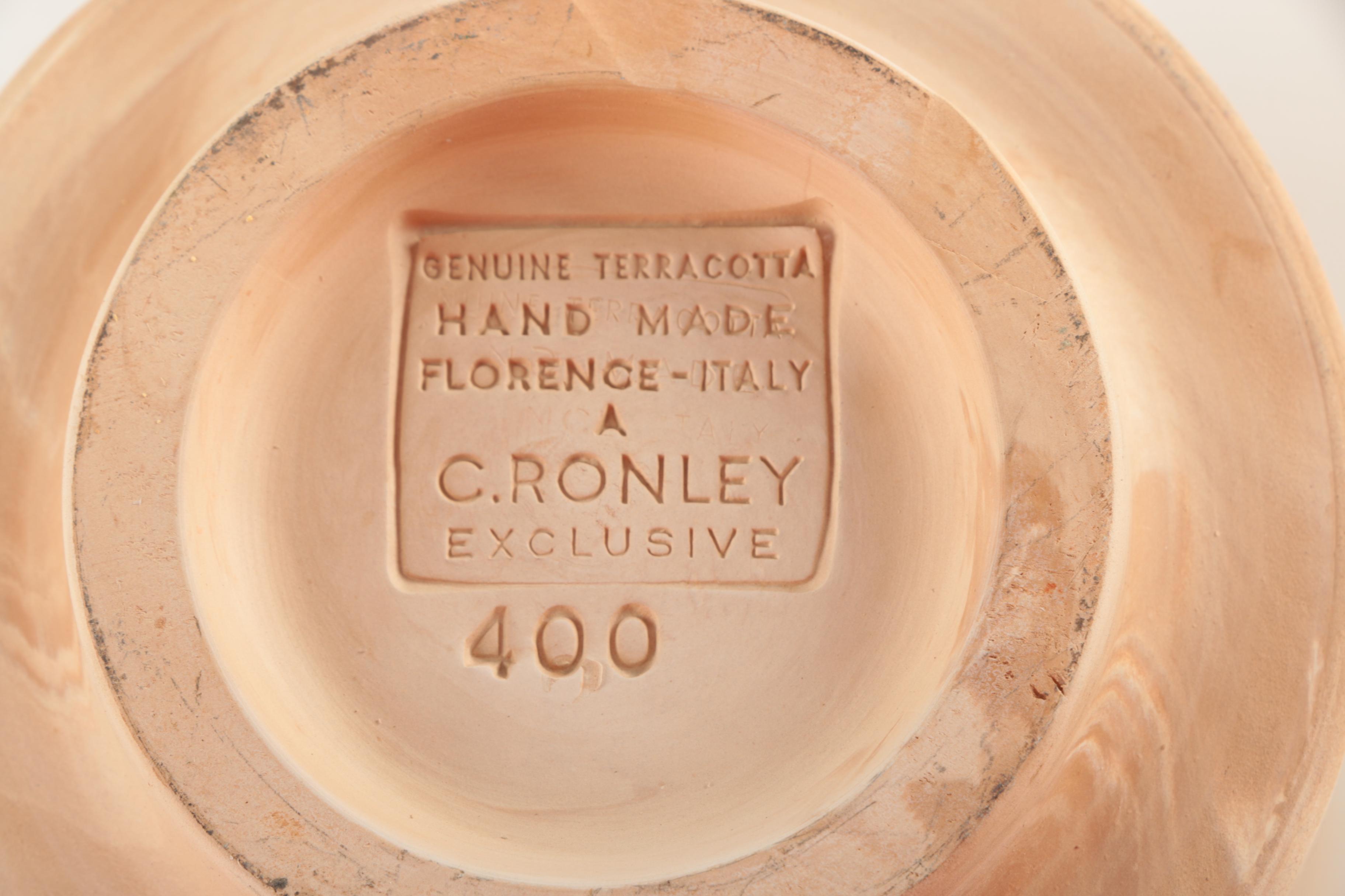 Hand Thrown Italian Stoneware Planter Pots