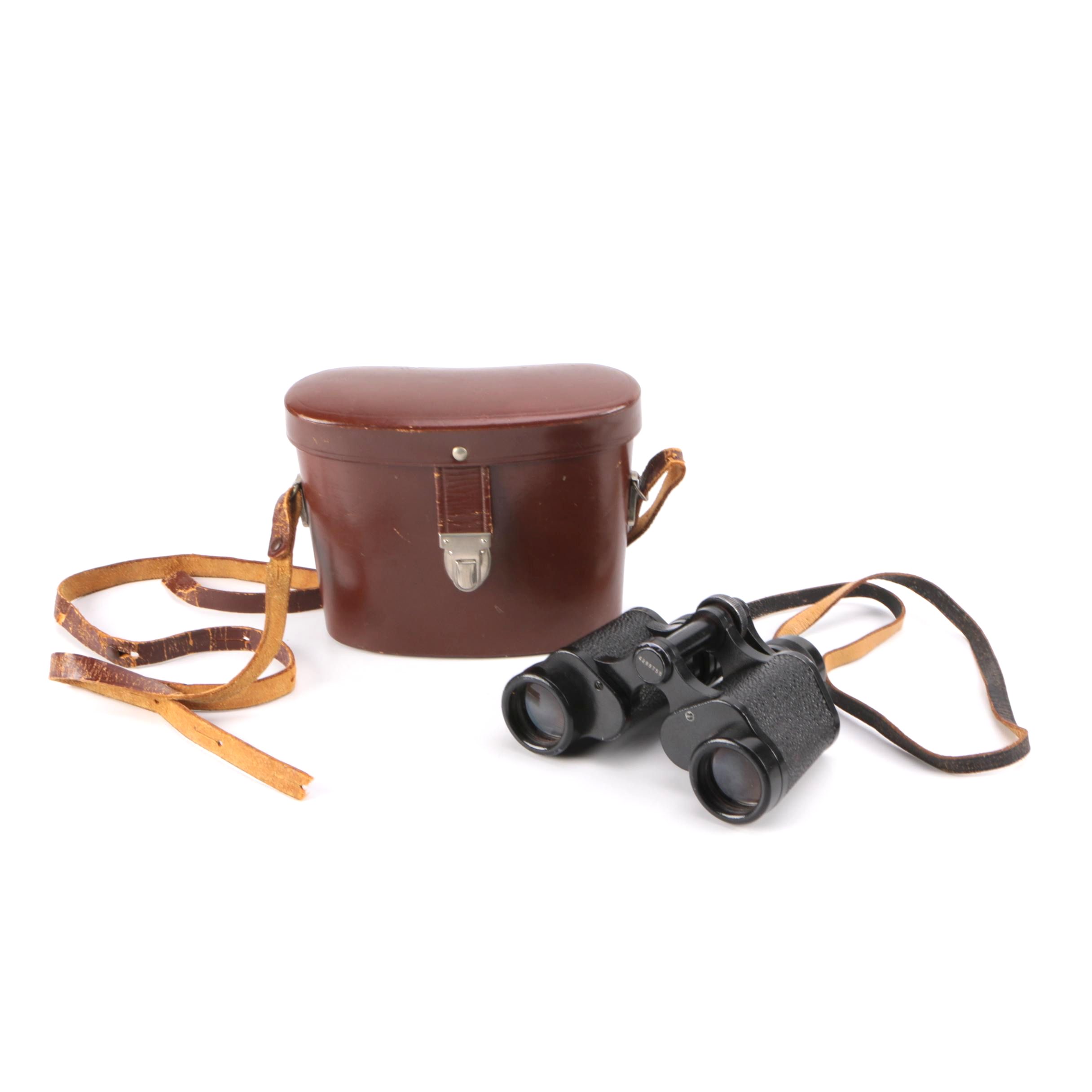 Vintage Carl Zeiss Jena Deltrintem 8x30 Binoculars