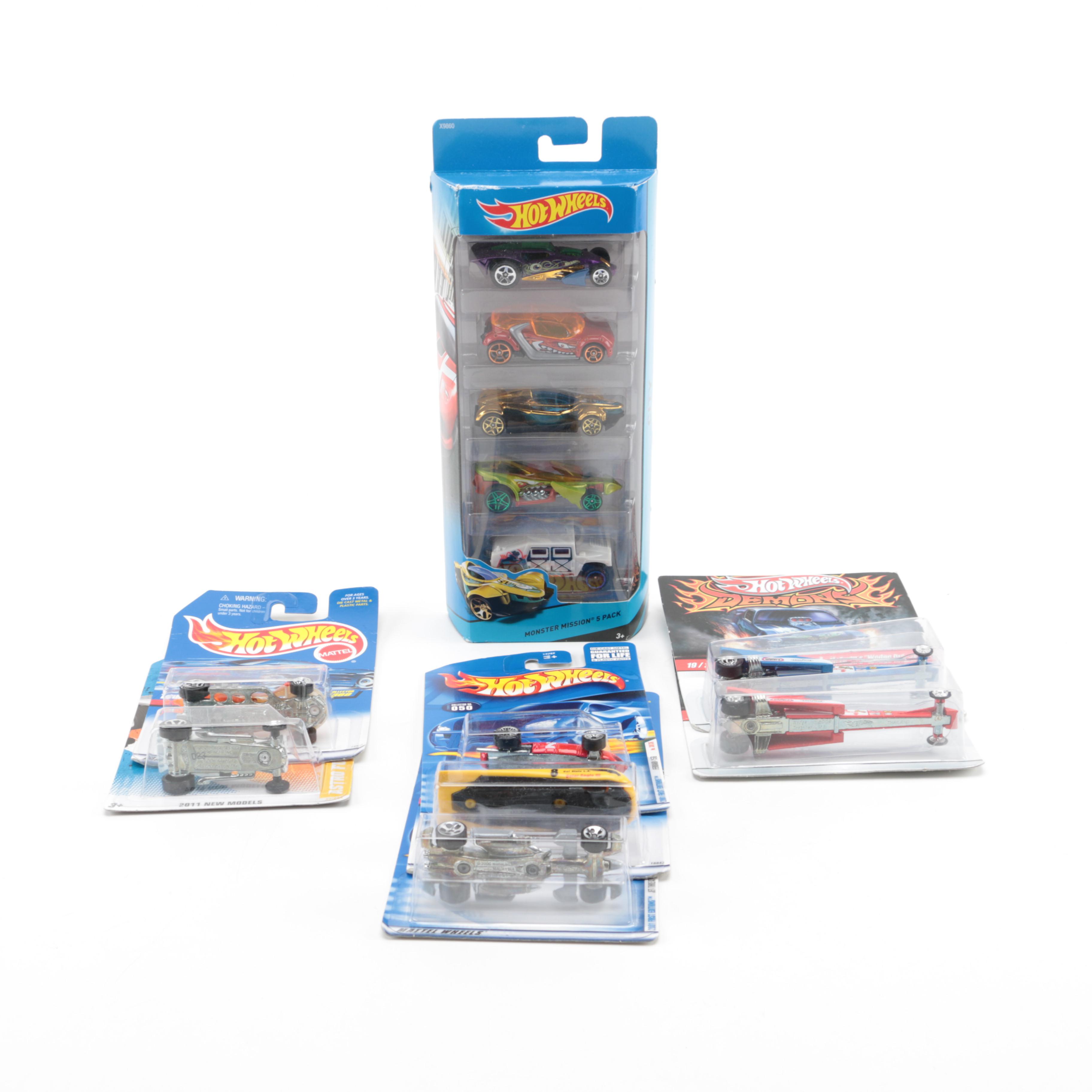 Collection of Hot Wheels Cars