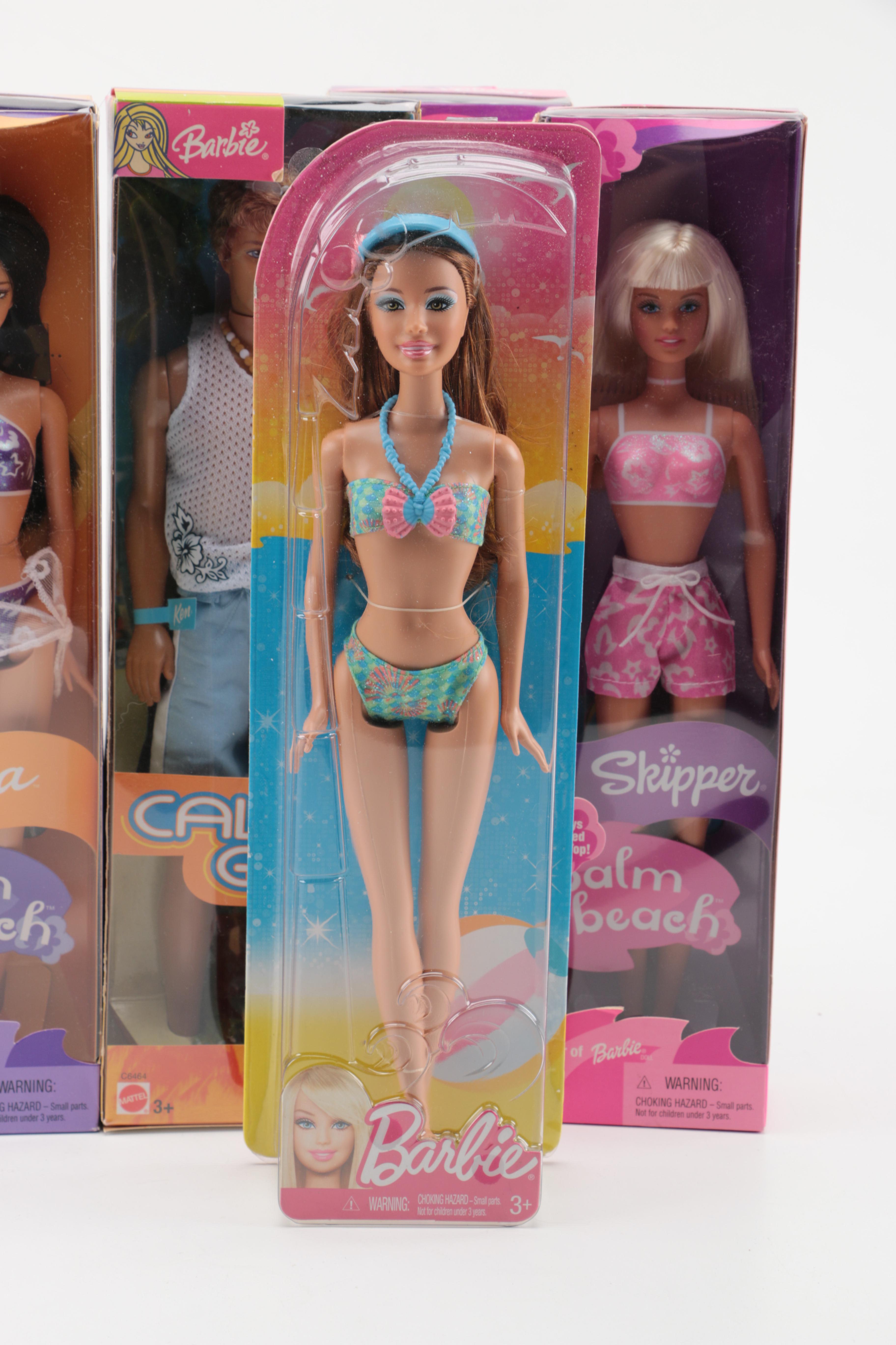 Collection of Boxed Barbie Dolls