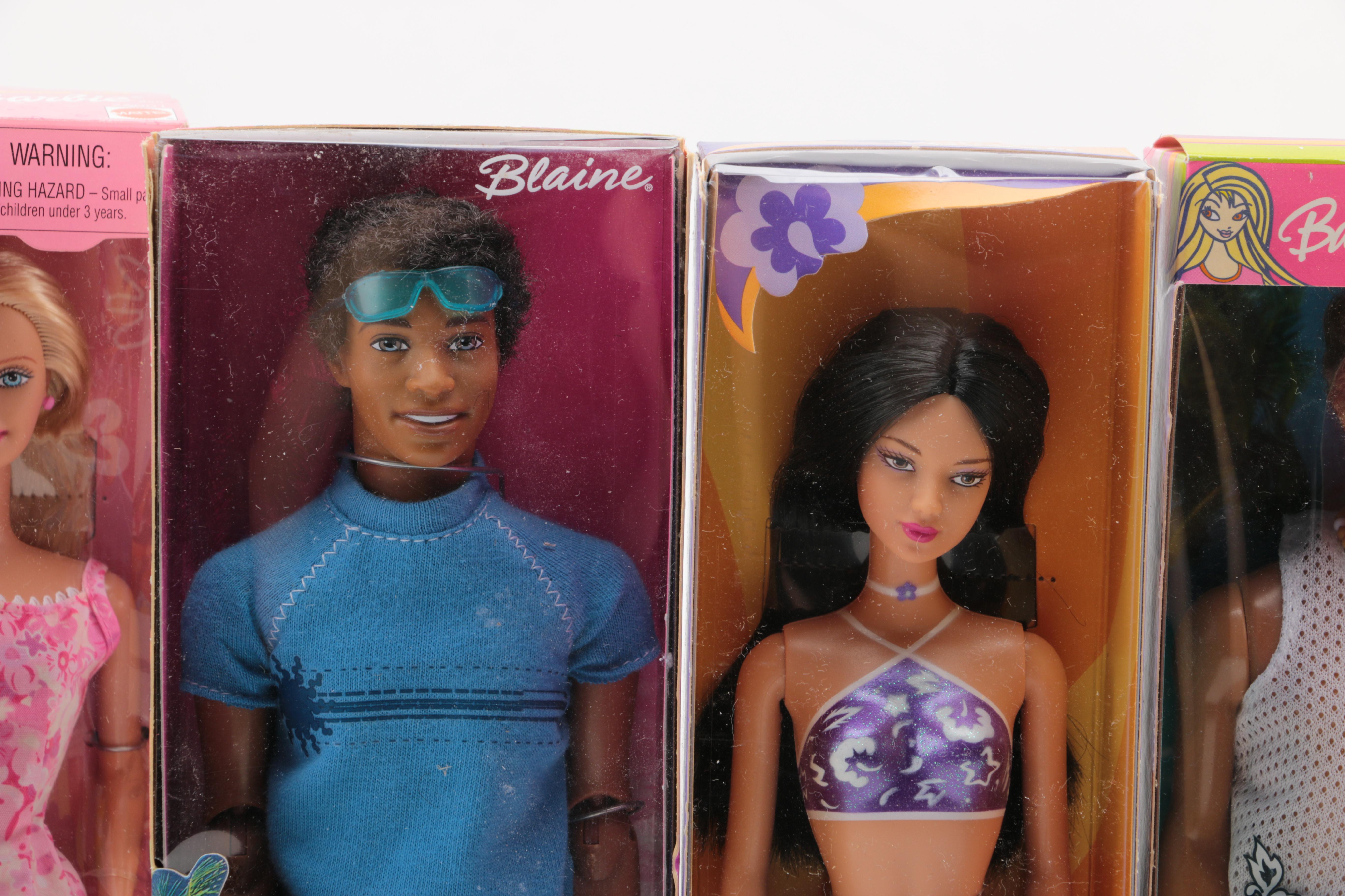 Collection of Boxed Barbie Dolls