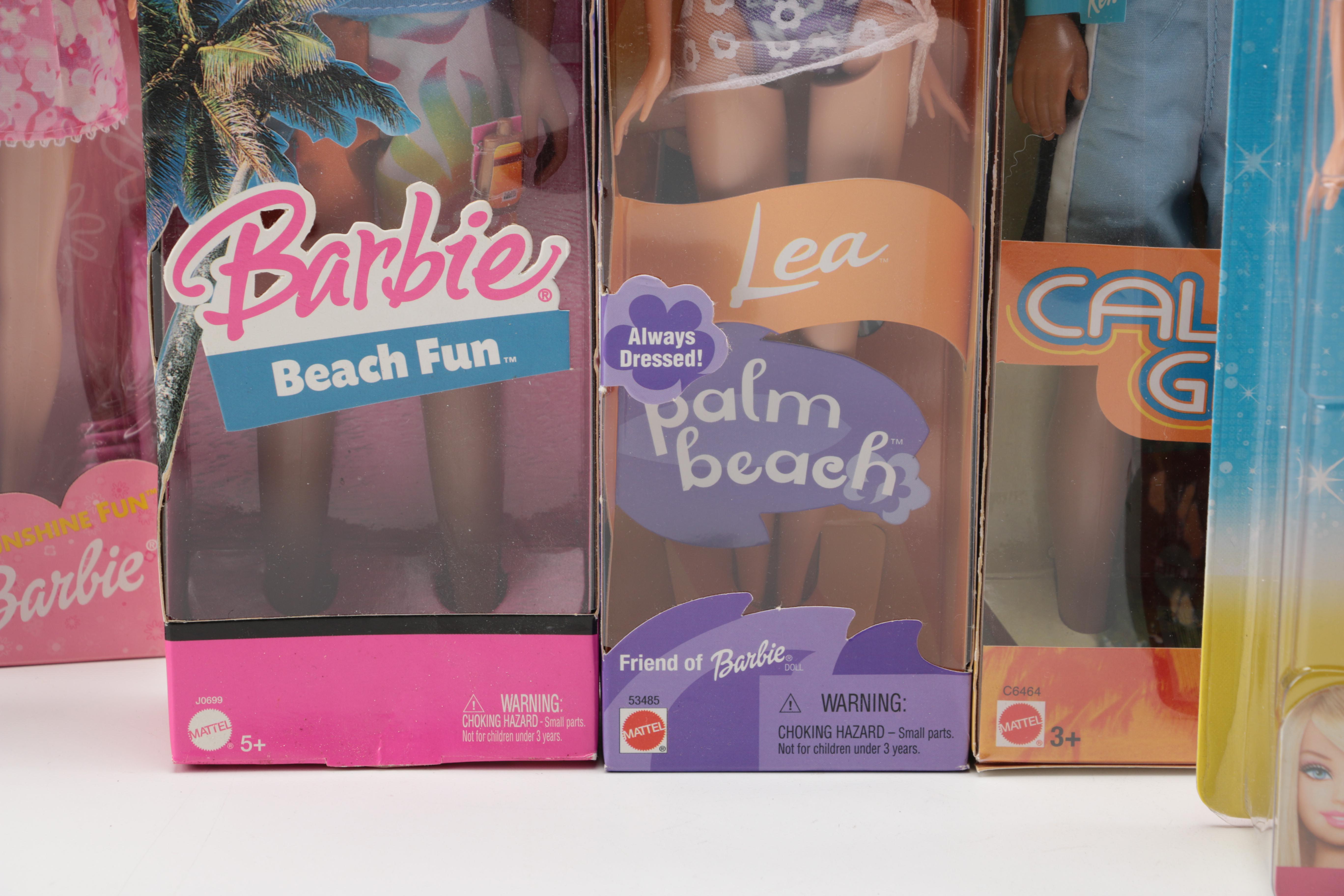 Collection of Boxed Barbie Dolls