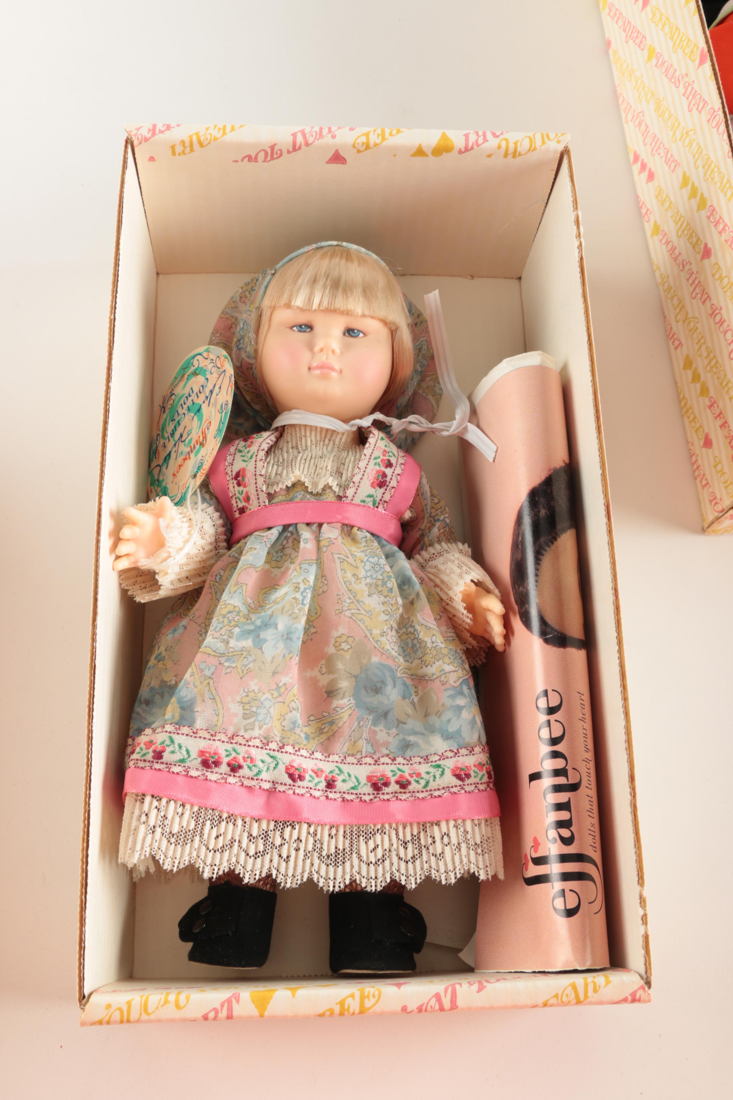Effanbee Dolls Including a "Edna Hibel" Collectible Doll