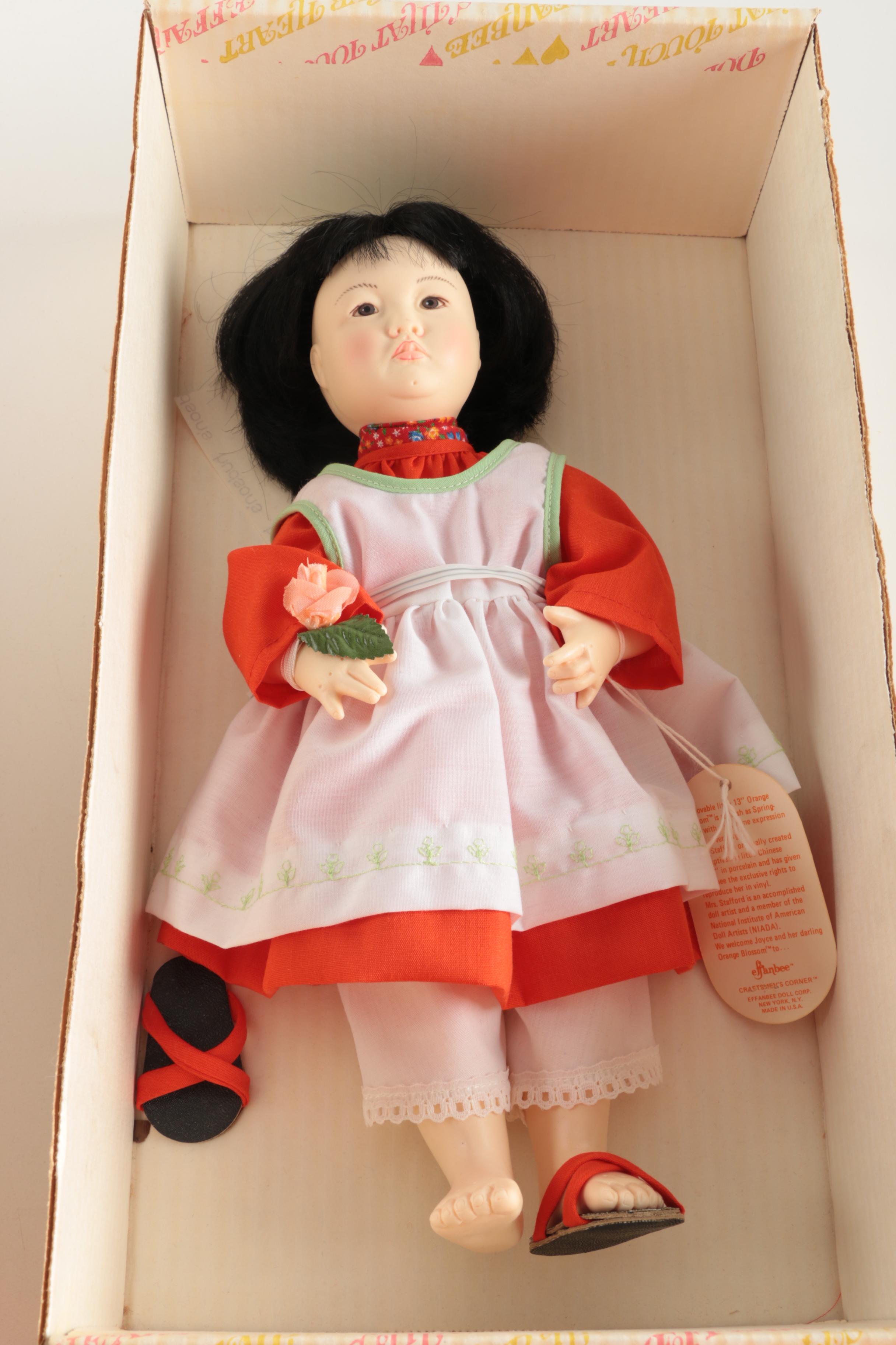 Effanbee Dolls Including a "Edna Hibel" Collectible Doll