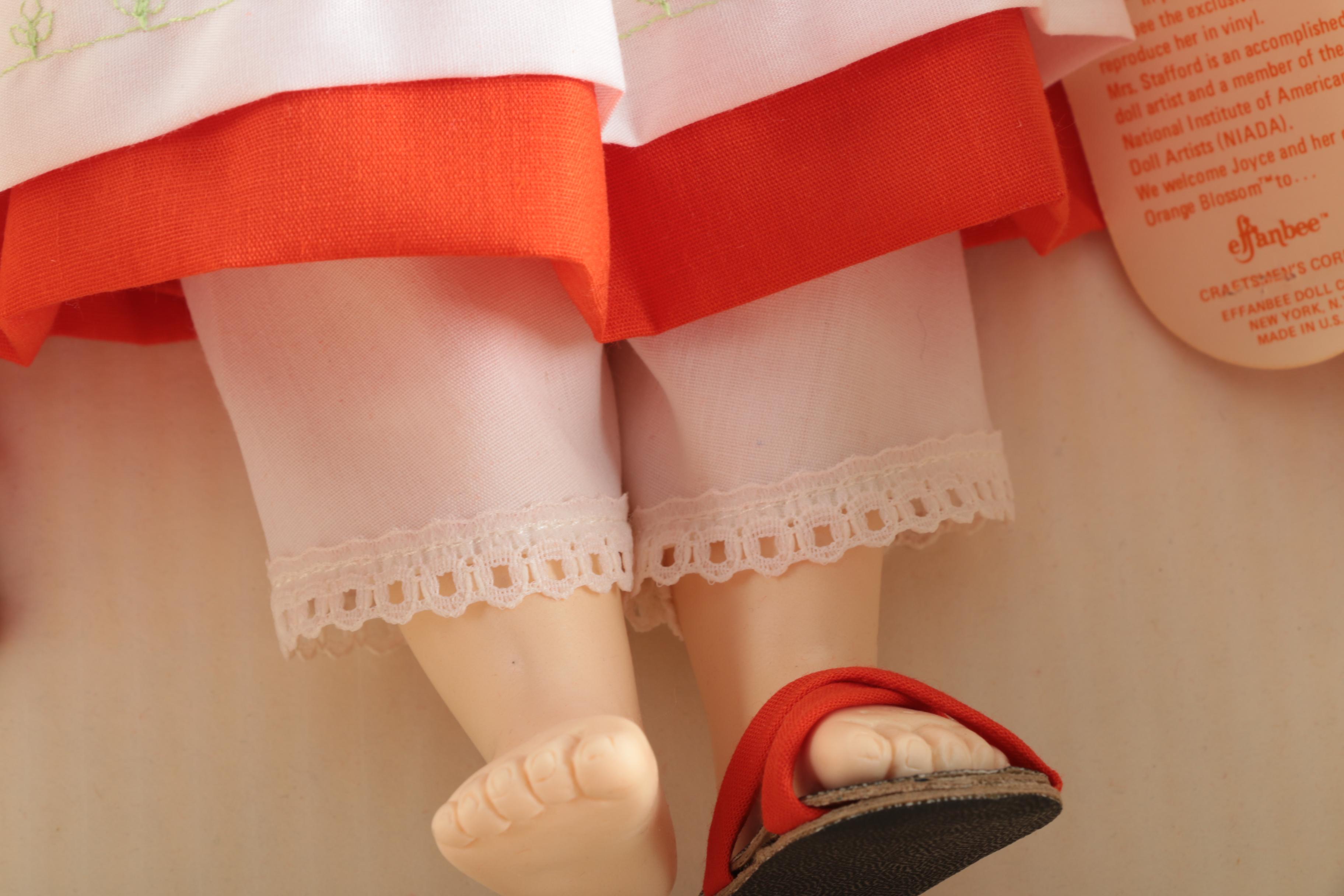 Effanbee Dolls Including a "Edna Hibel" Collectible Doll