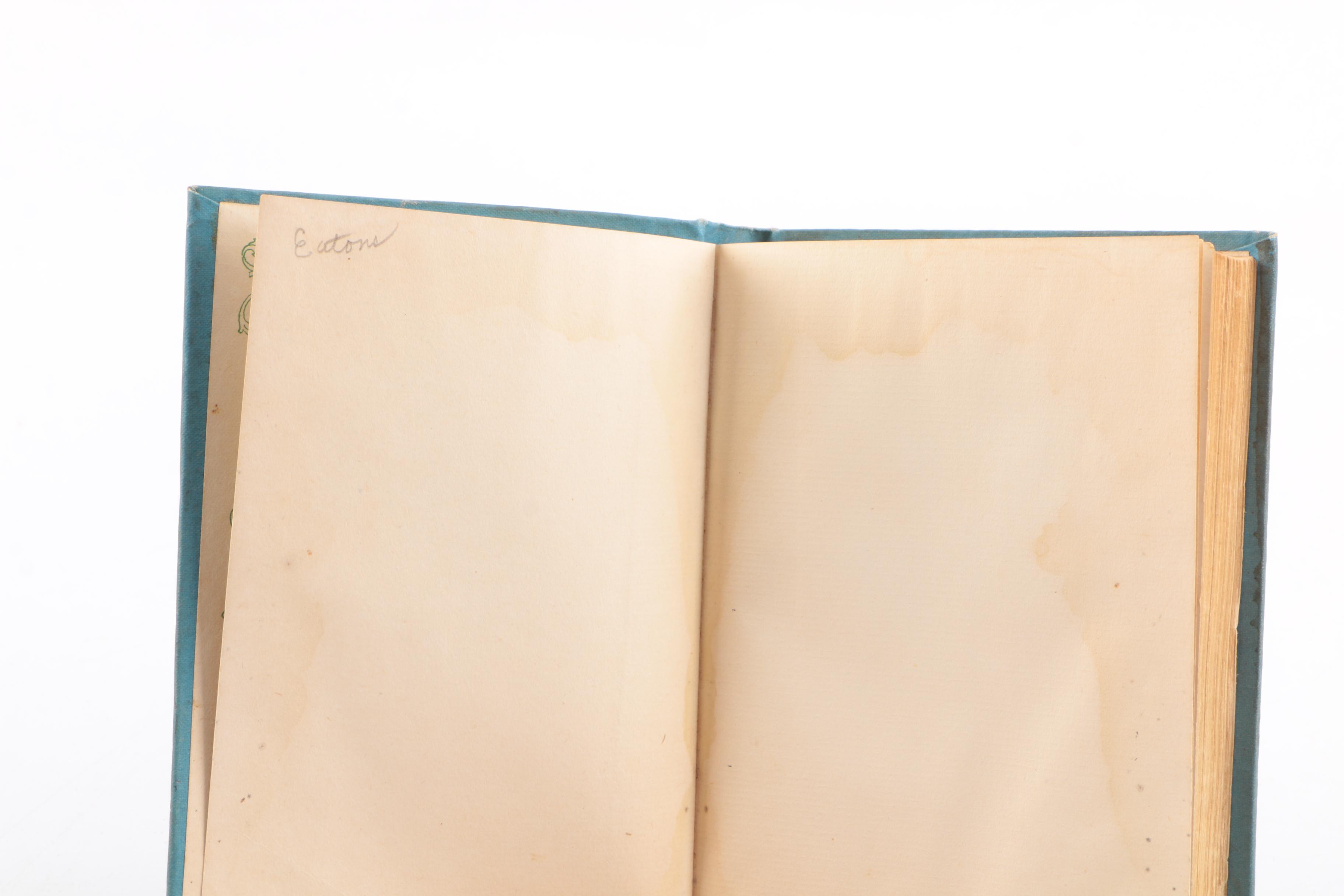 Vintage and Antique Handcover Fiction