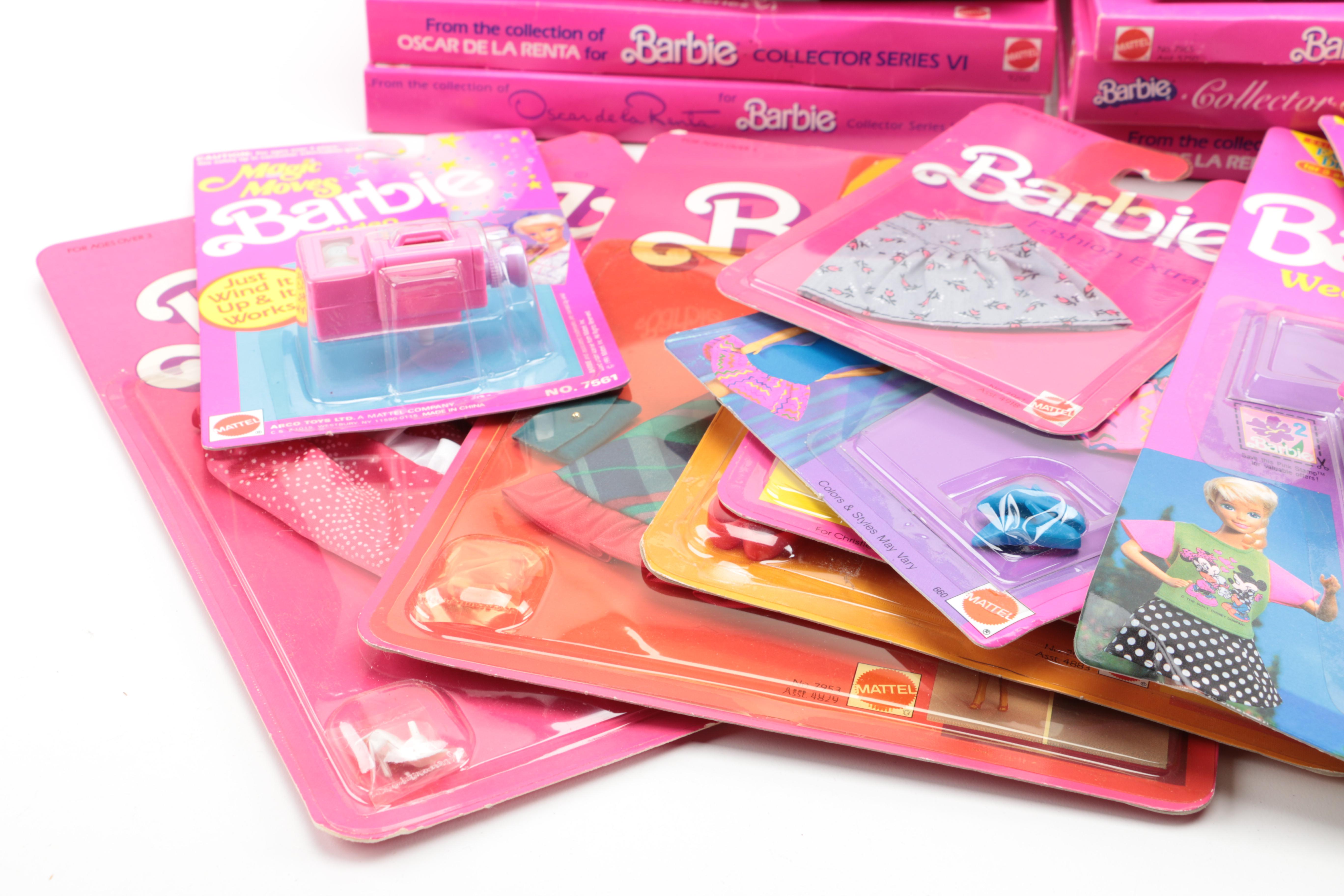 Barbie Doll Clothing and Accessories in Original Packaging