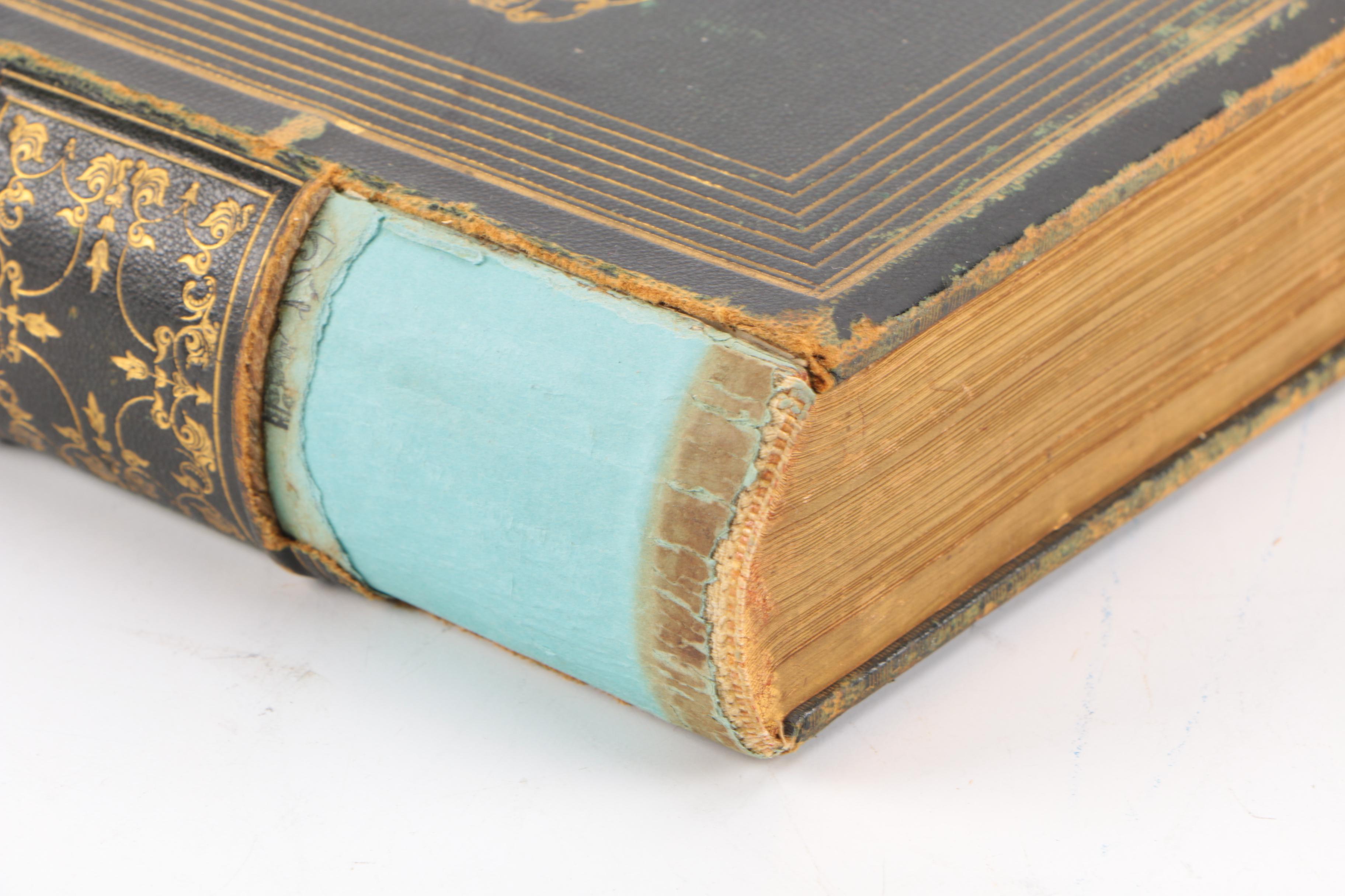 Antique Leatherbound "Italy: Classical, Historical, and Picturesque"