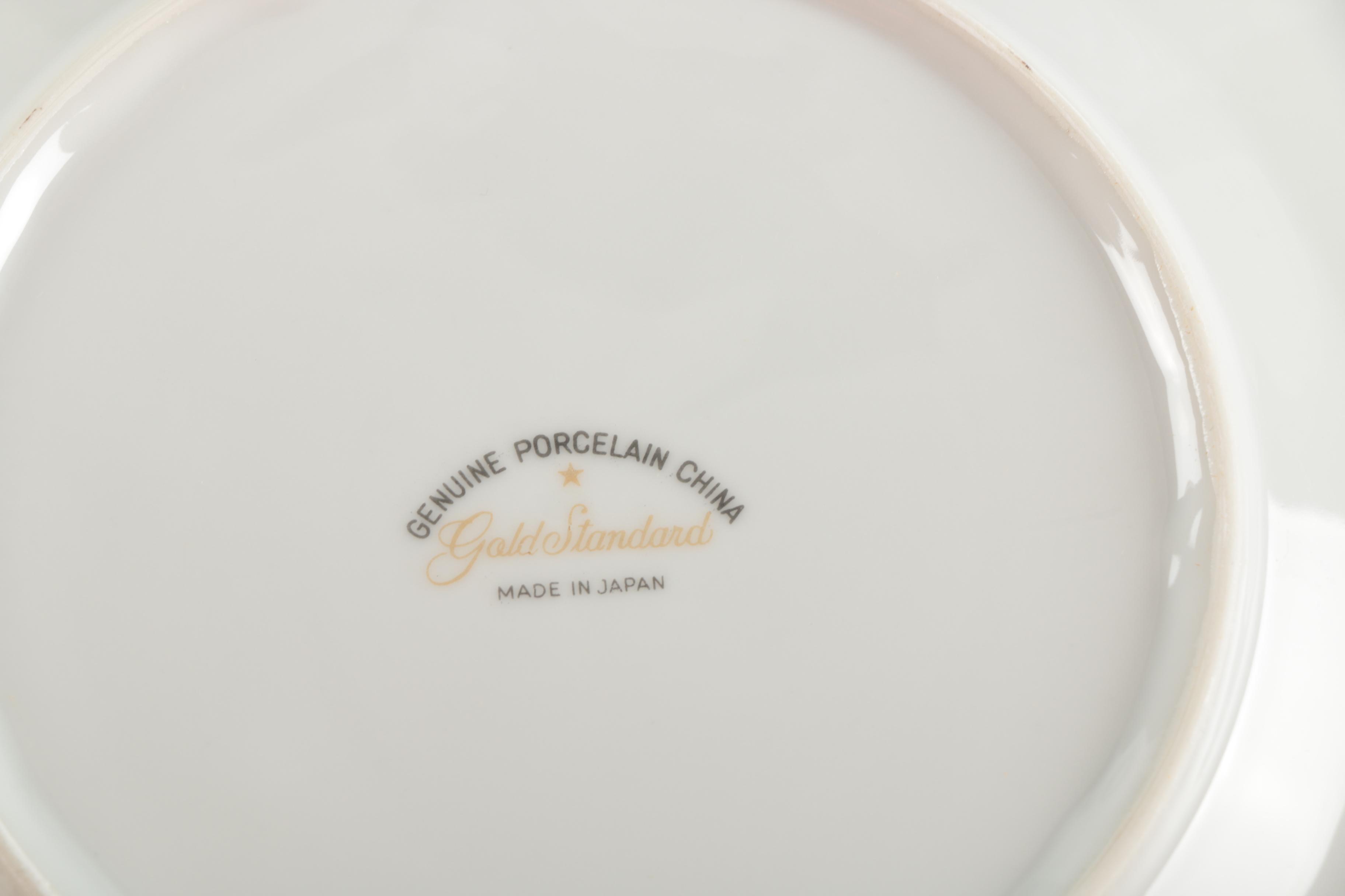 Gold Standard Porcelain China Tableware