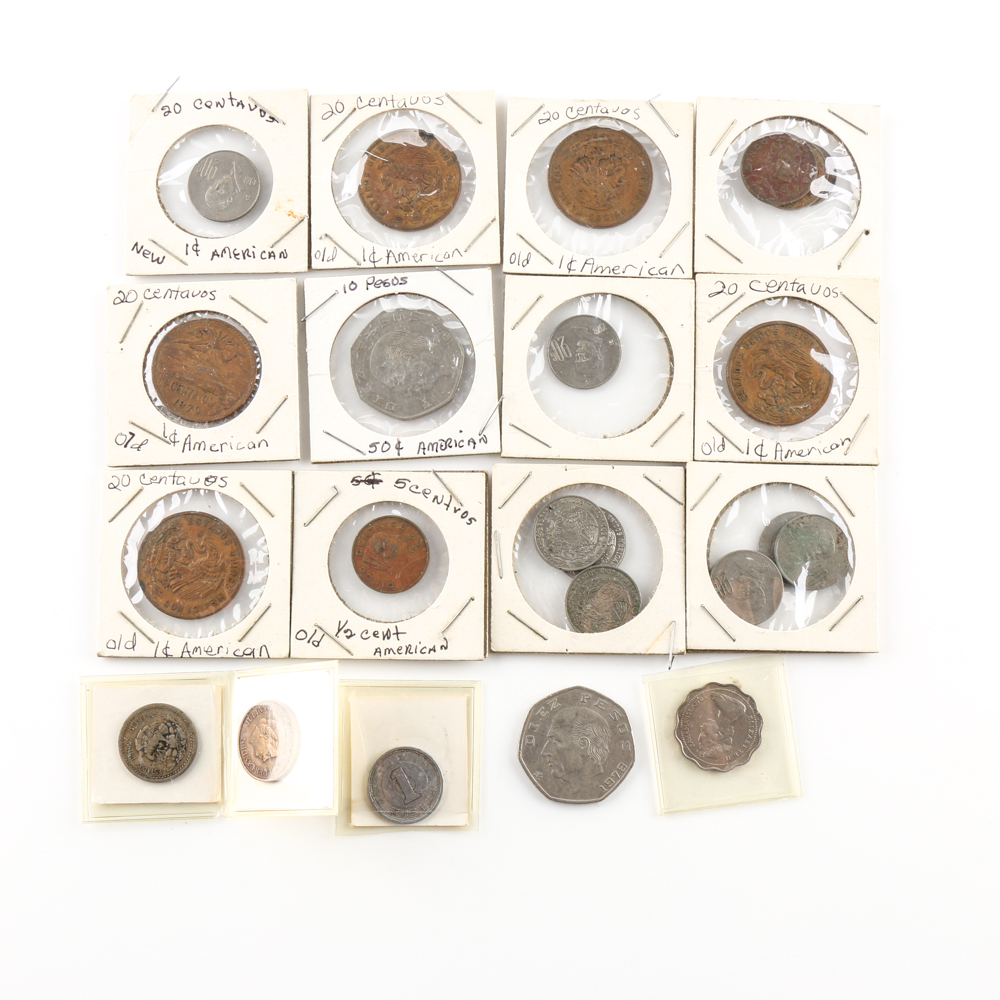 Vintage Mexican Coinage
