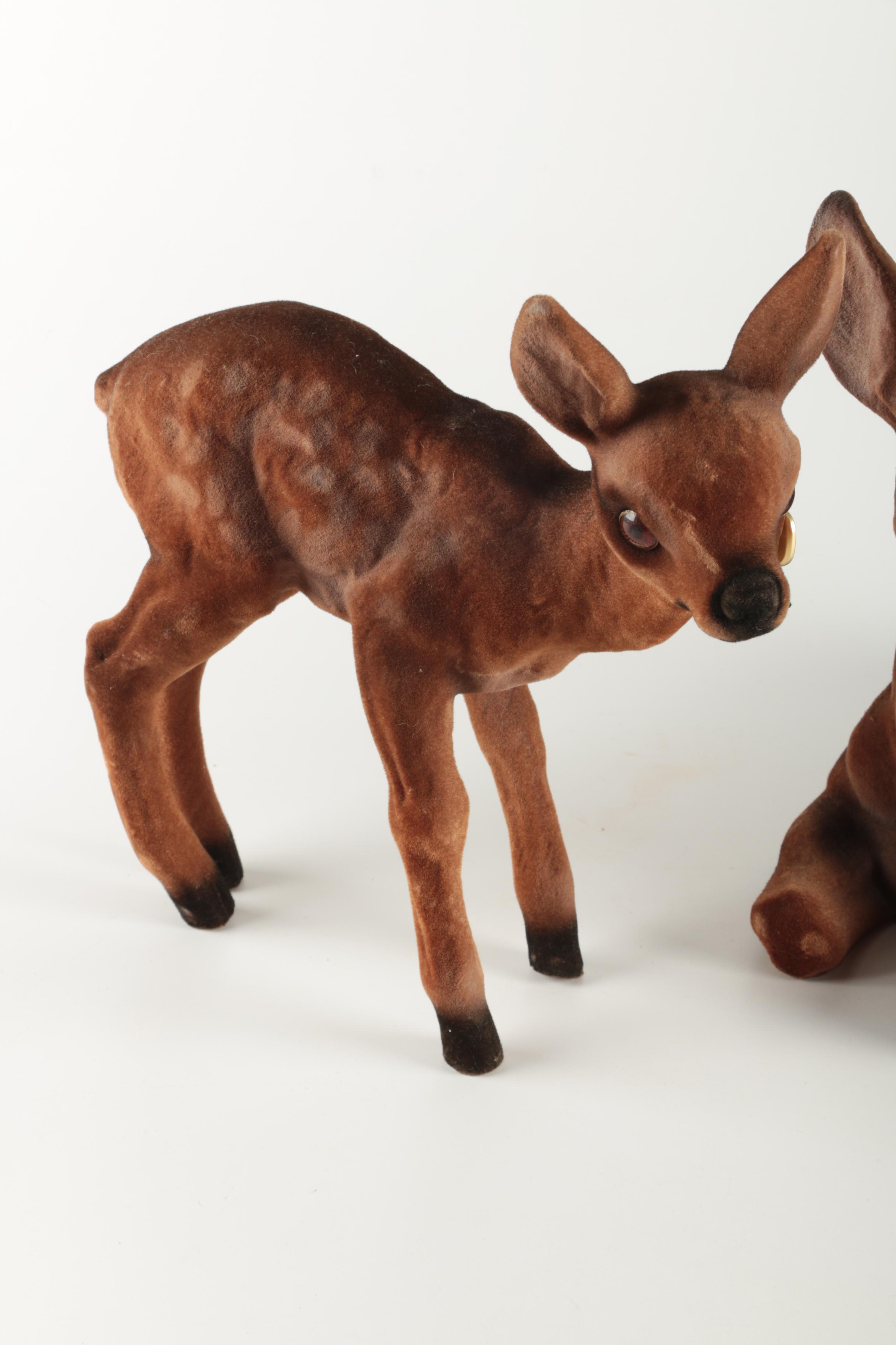 Vintage Heissner Gnome and Deer Set