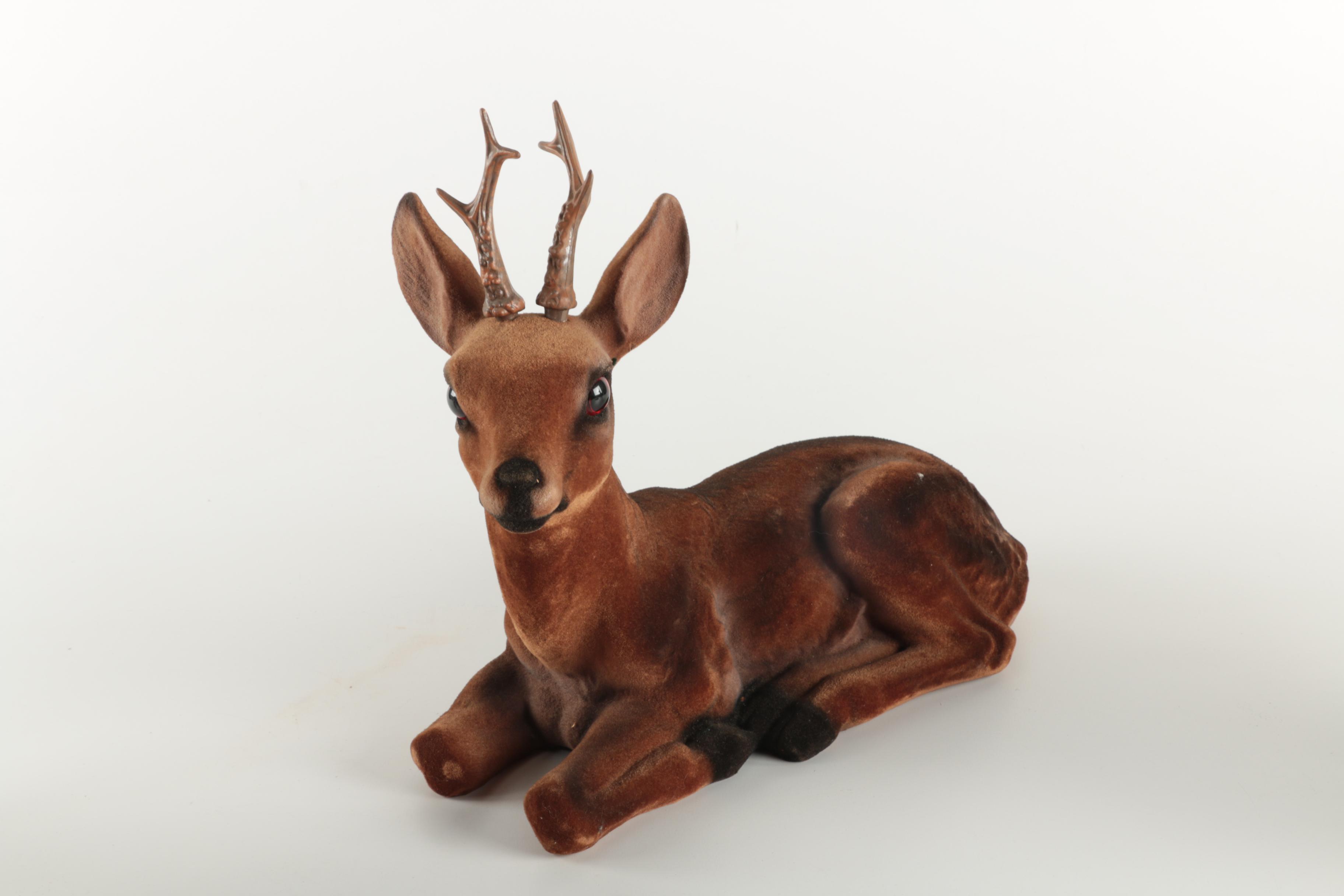 Vintage Heissner Gnome and Deer Set