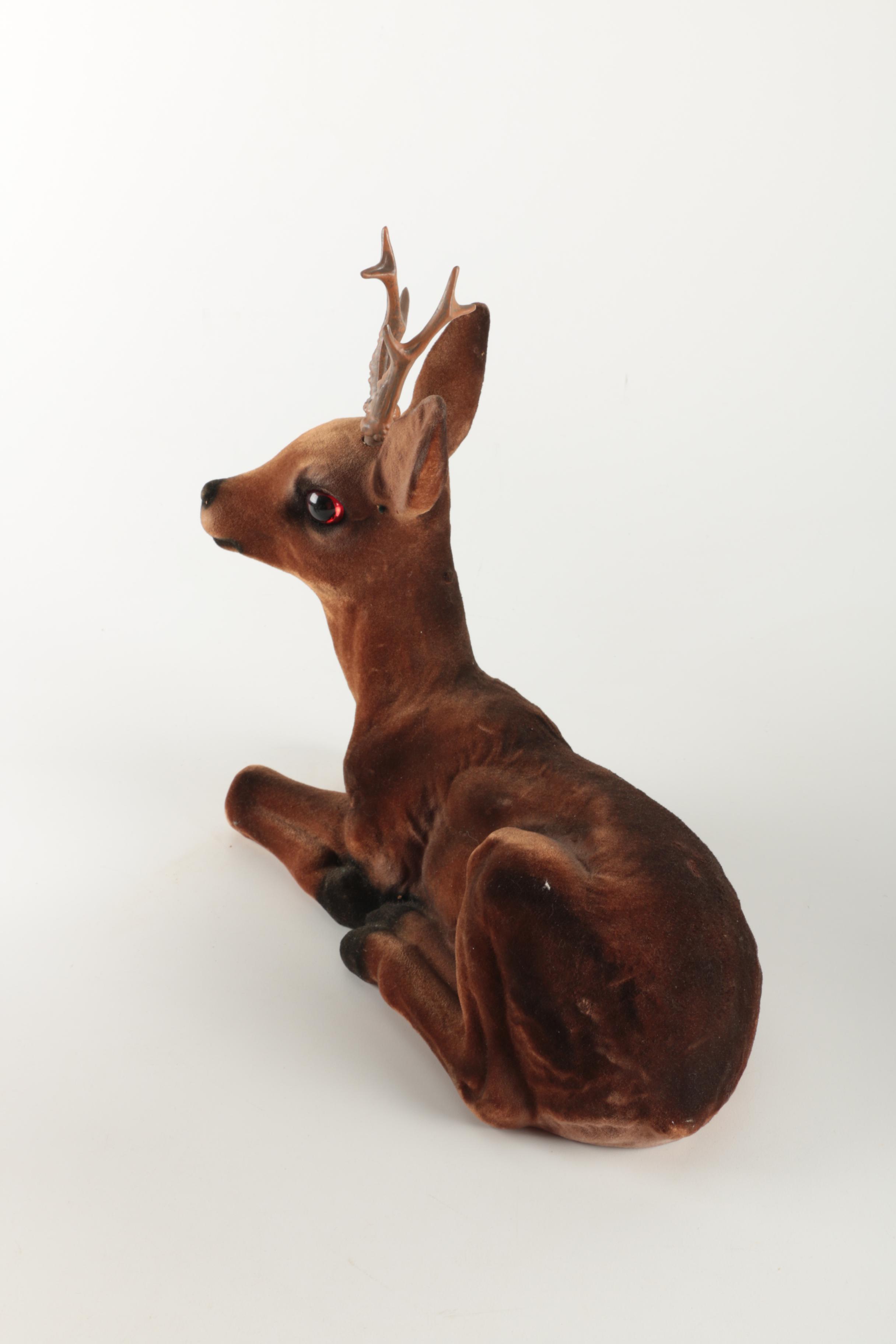 Vintage Heissner Gnome and Deer Set