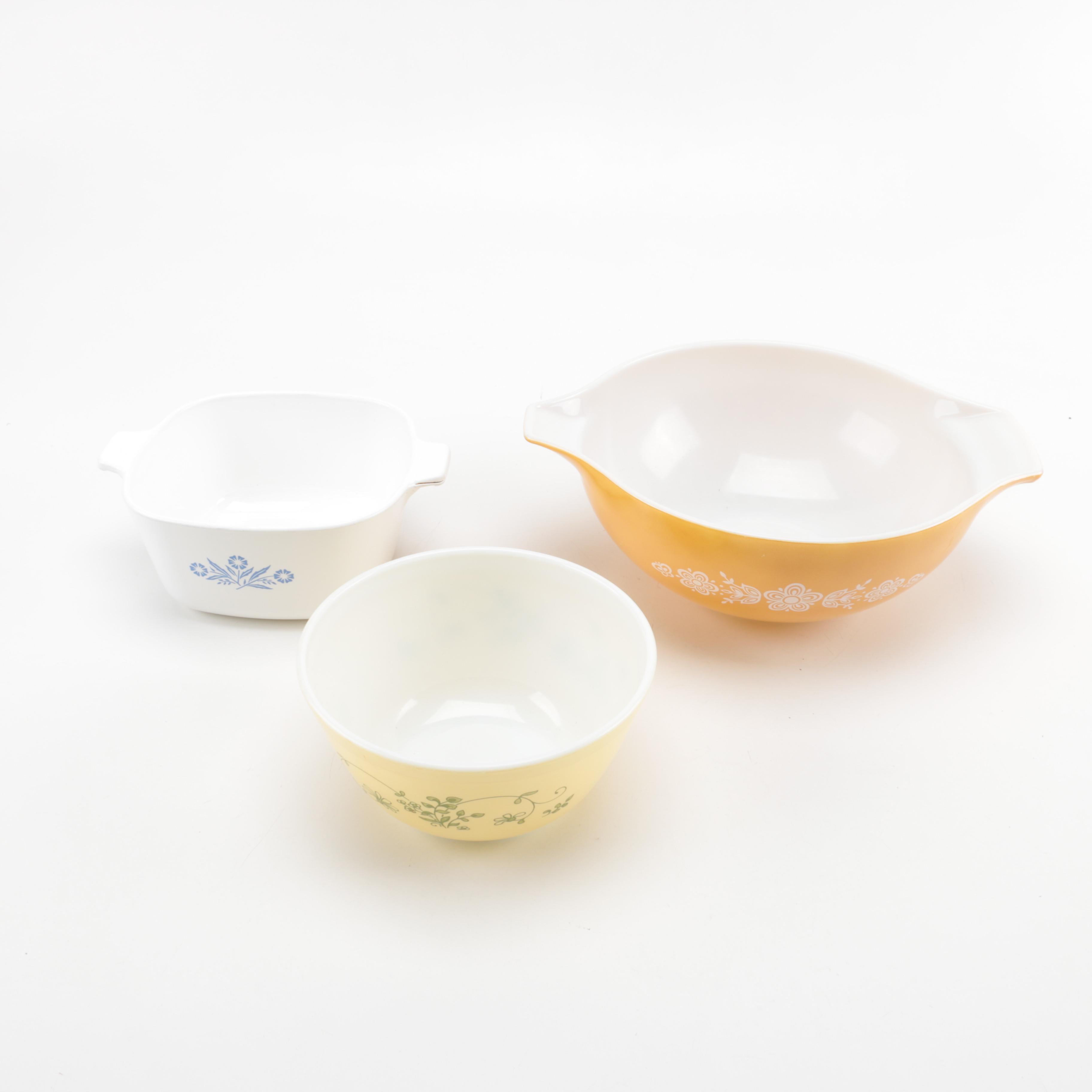Pyrex and Corningware Bowls