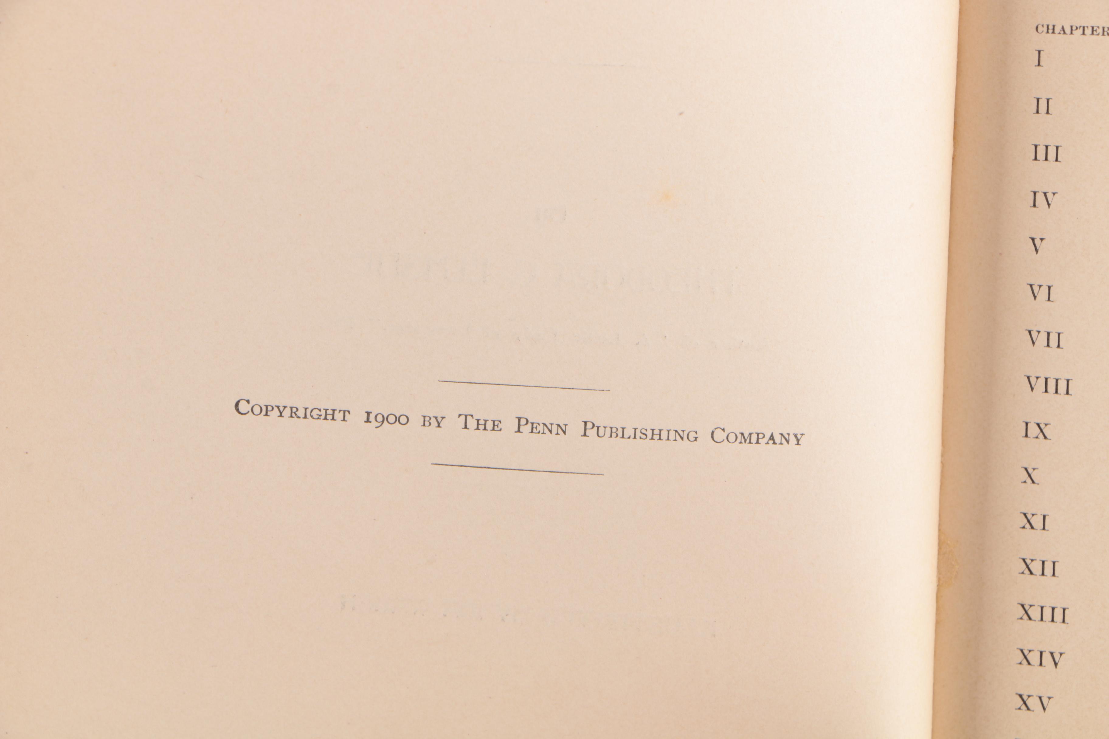 Antique Fictional Books