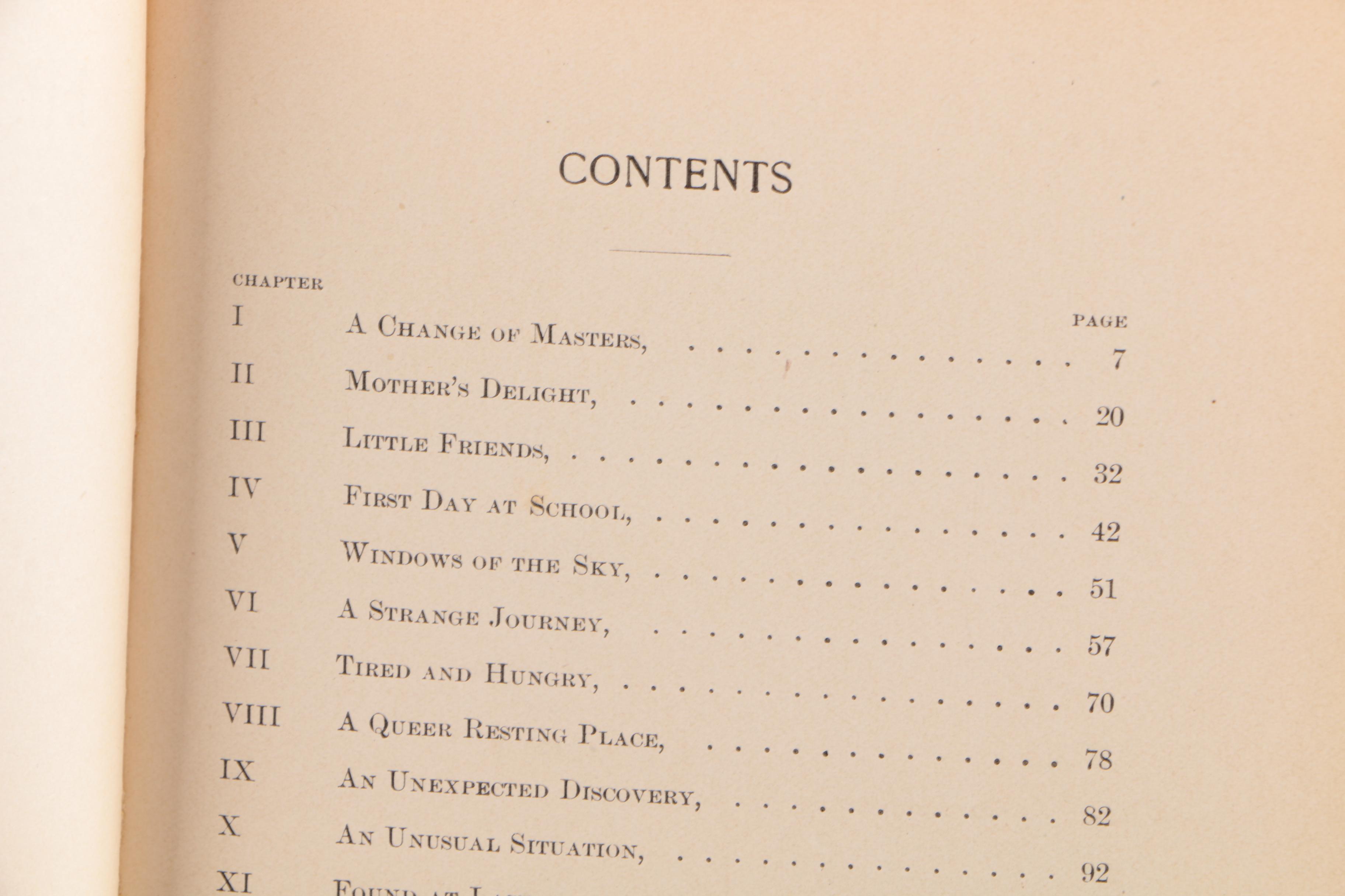 Antique Fictional Books