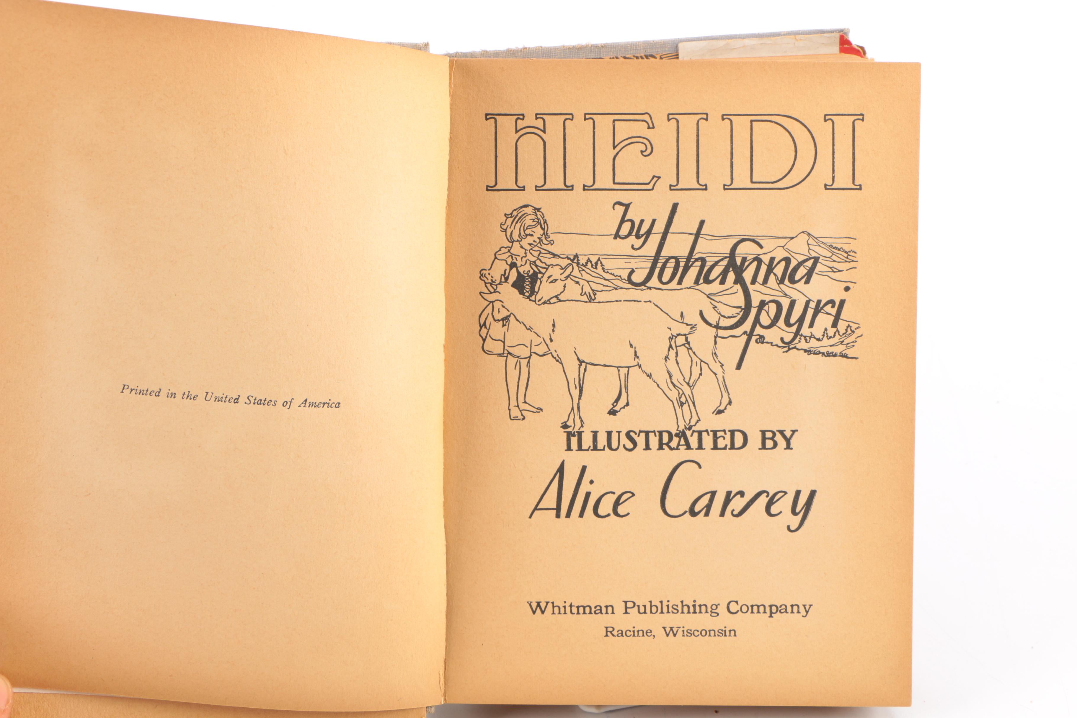 Antique Fictional Books