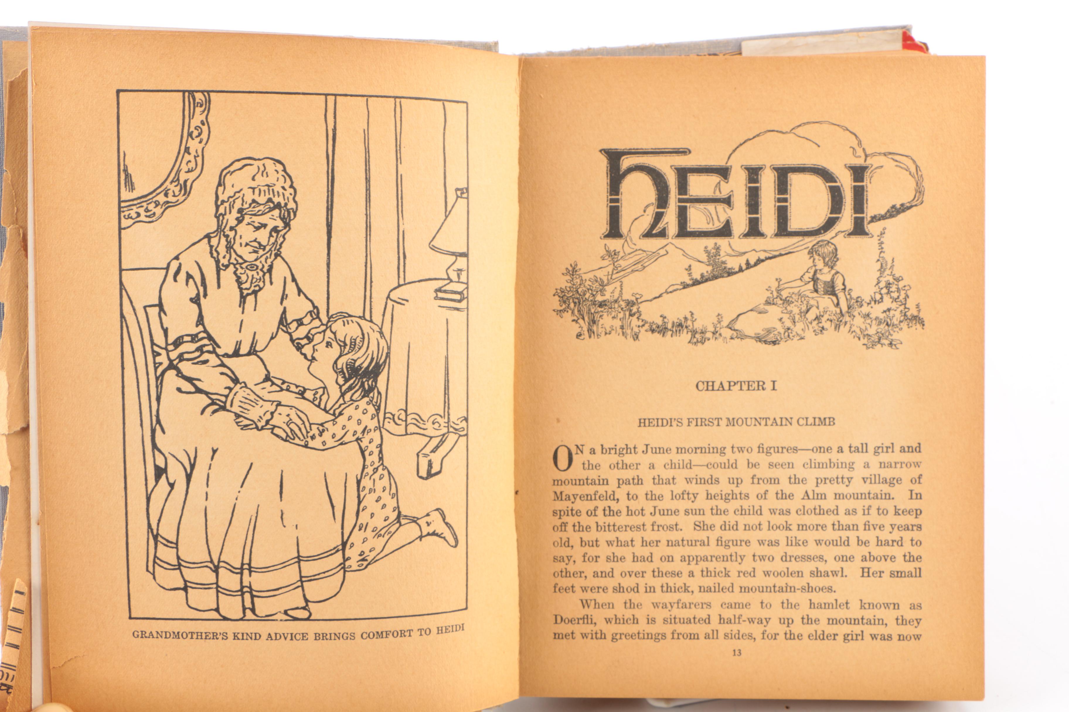 Antique Fictional Books