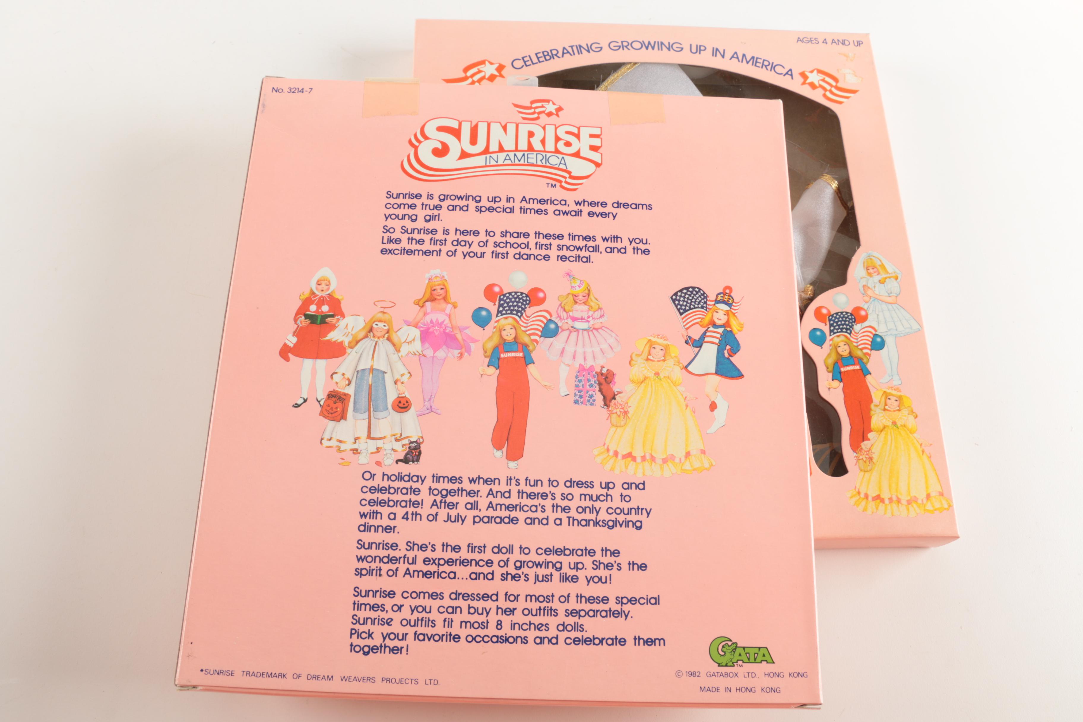 Doll Collection Featuring "Sunrise in America" and Shirley Temple