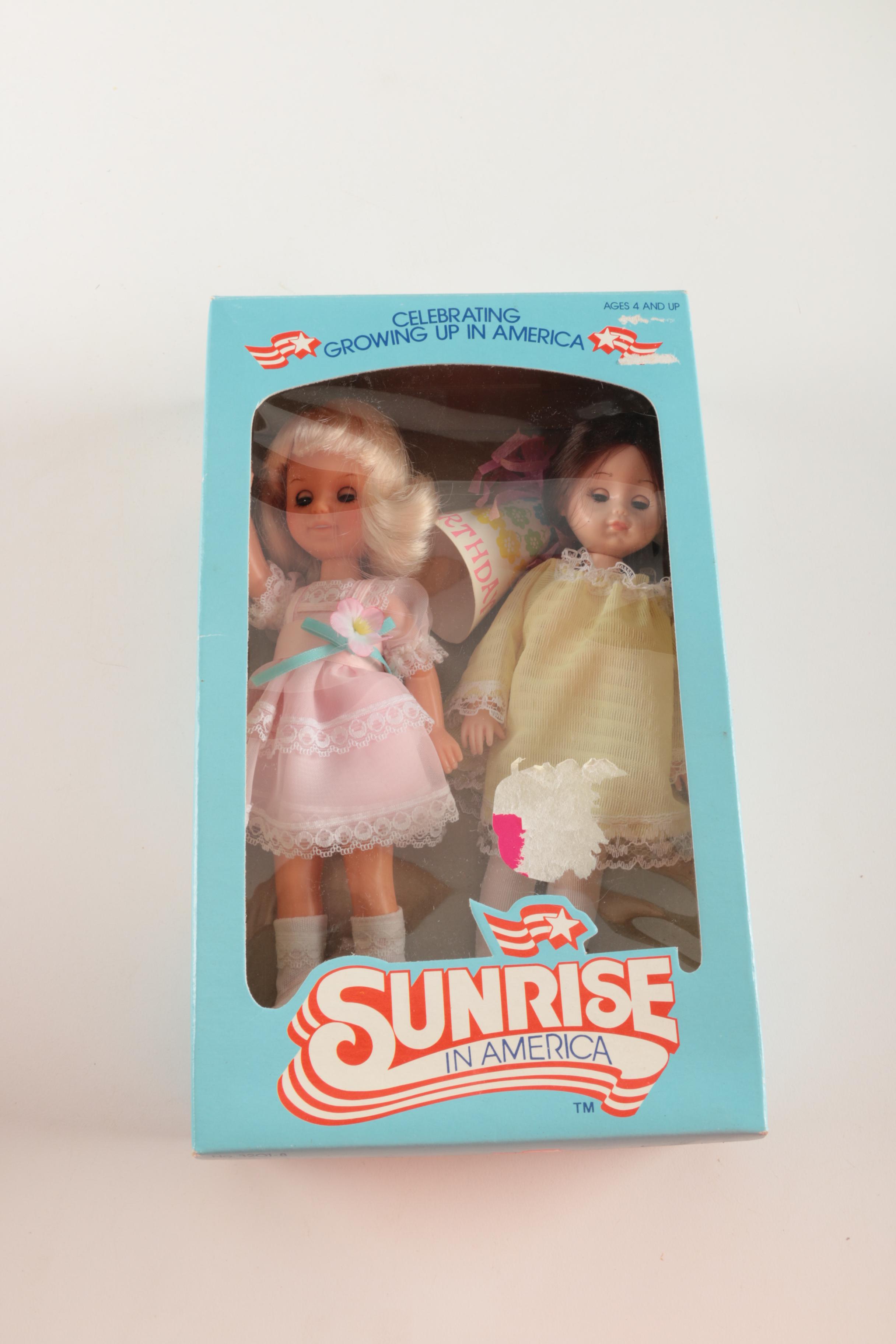 Doll Collection Featuring "Sunrise in America" and Shirley Temple