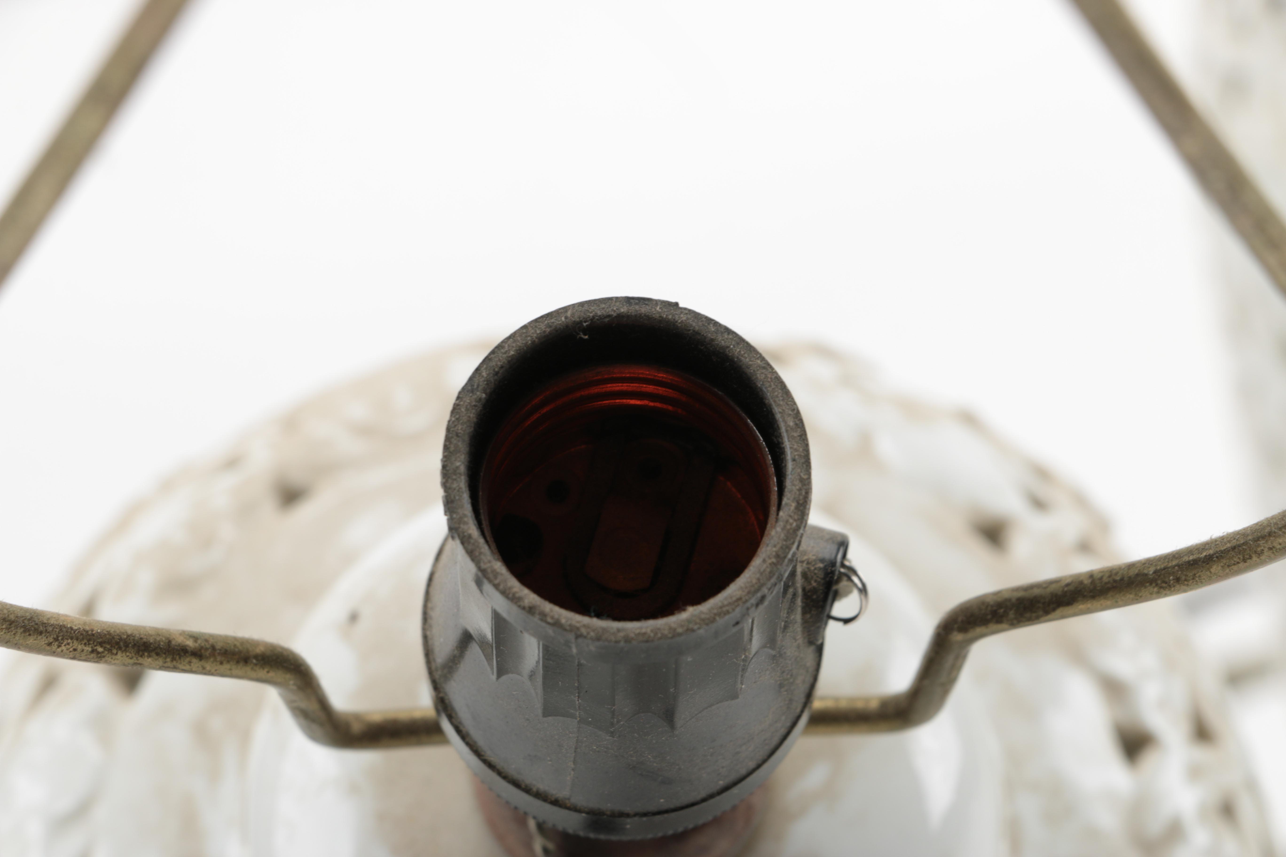 Pierced Ceramic Table Lamps