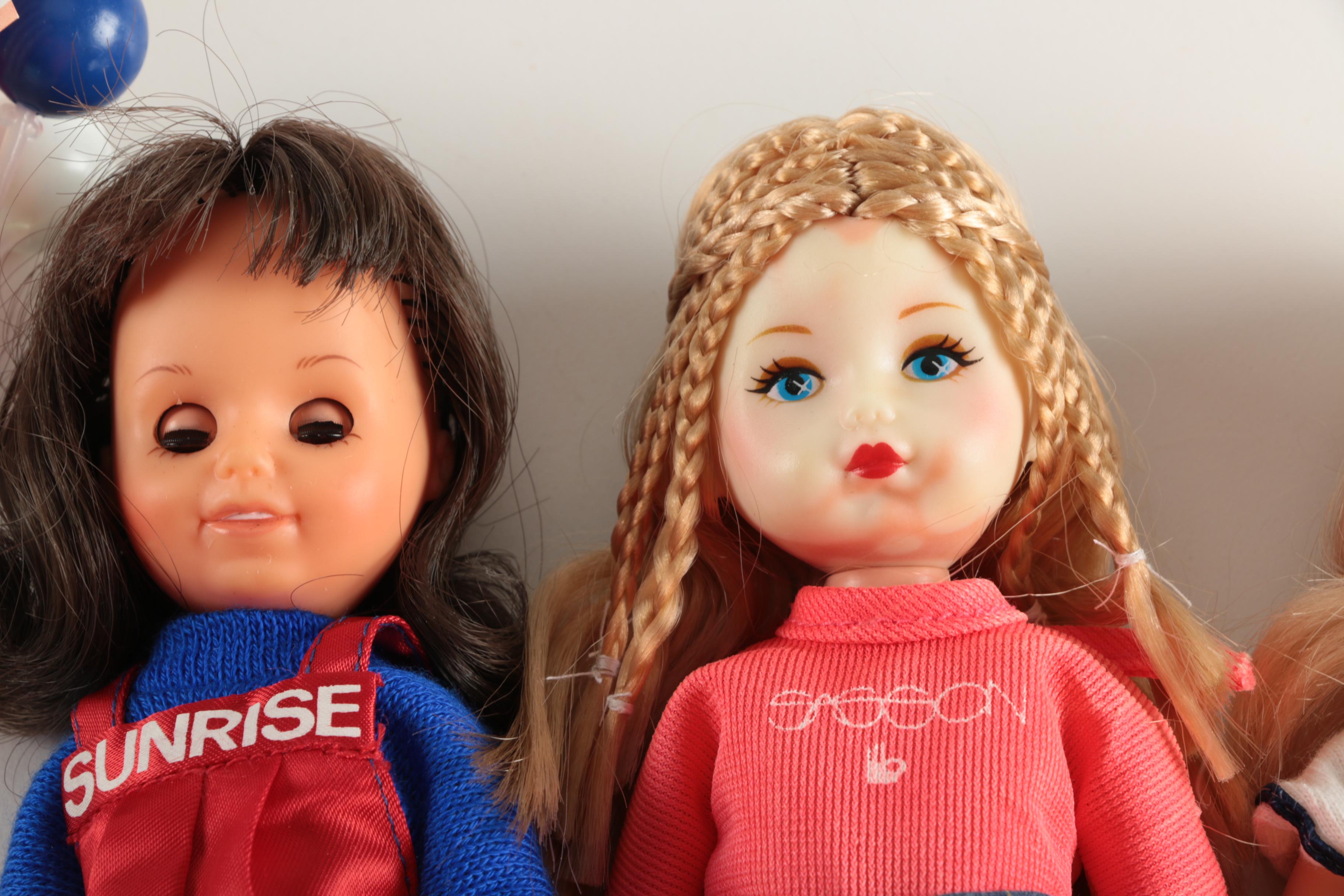 Doll Collection Featuring "Sunrise in America" and Shirley Temple