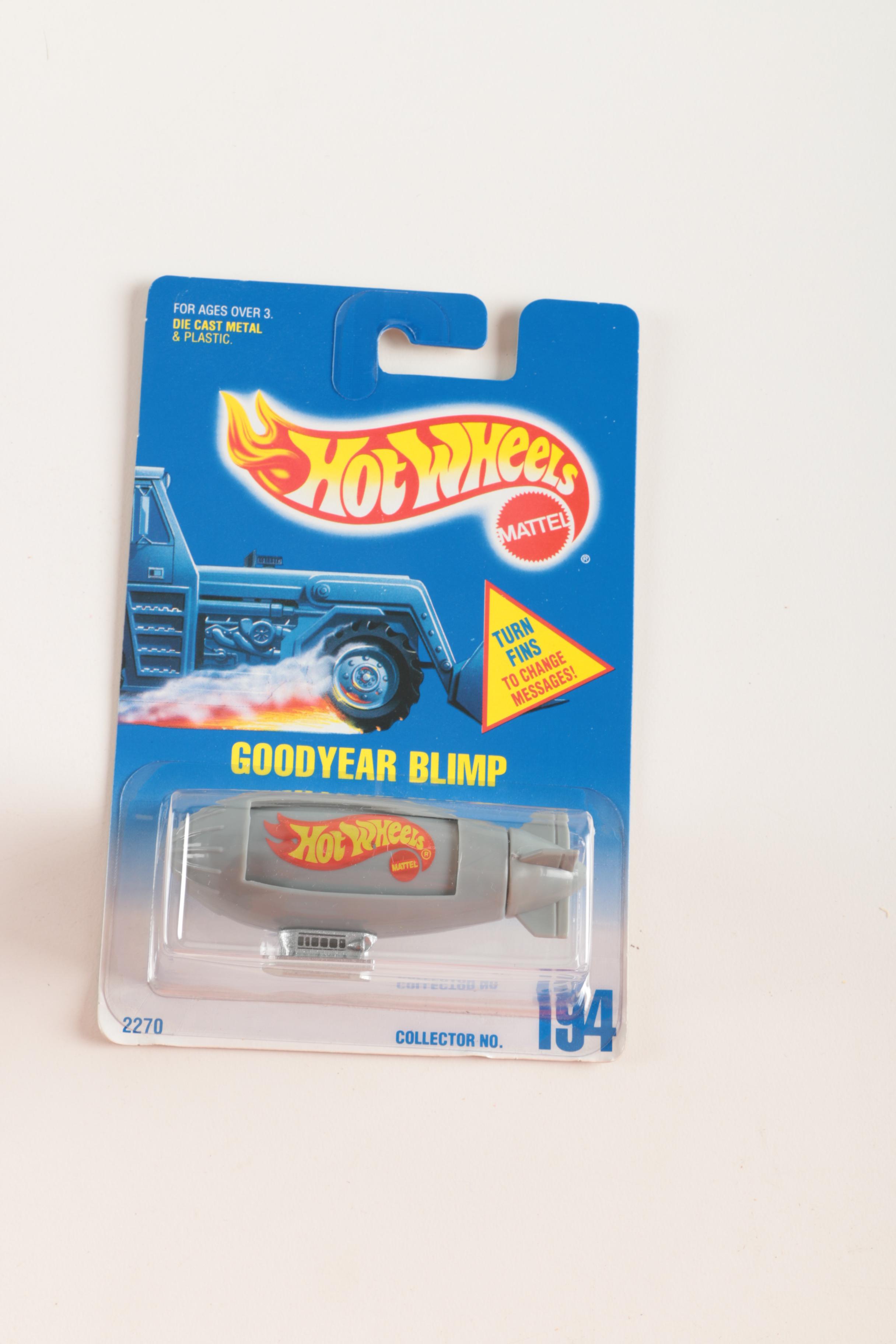 Candy-Themed Hot Wheels with Blimp and Oscar Meyer Weiner-Mobile