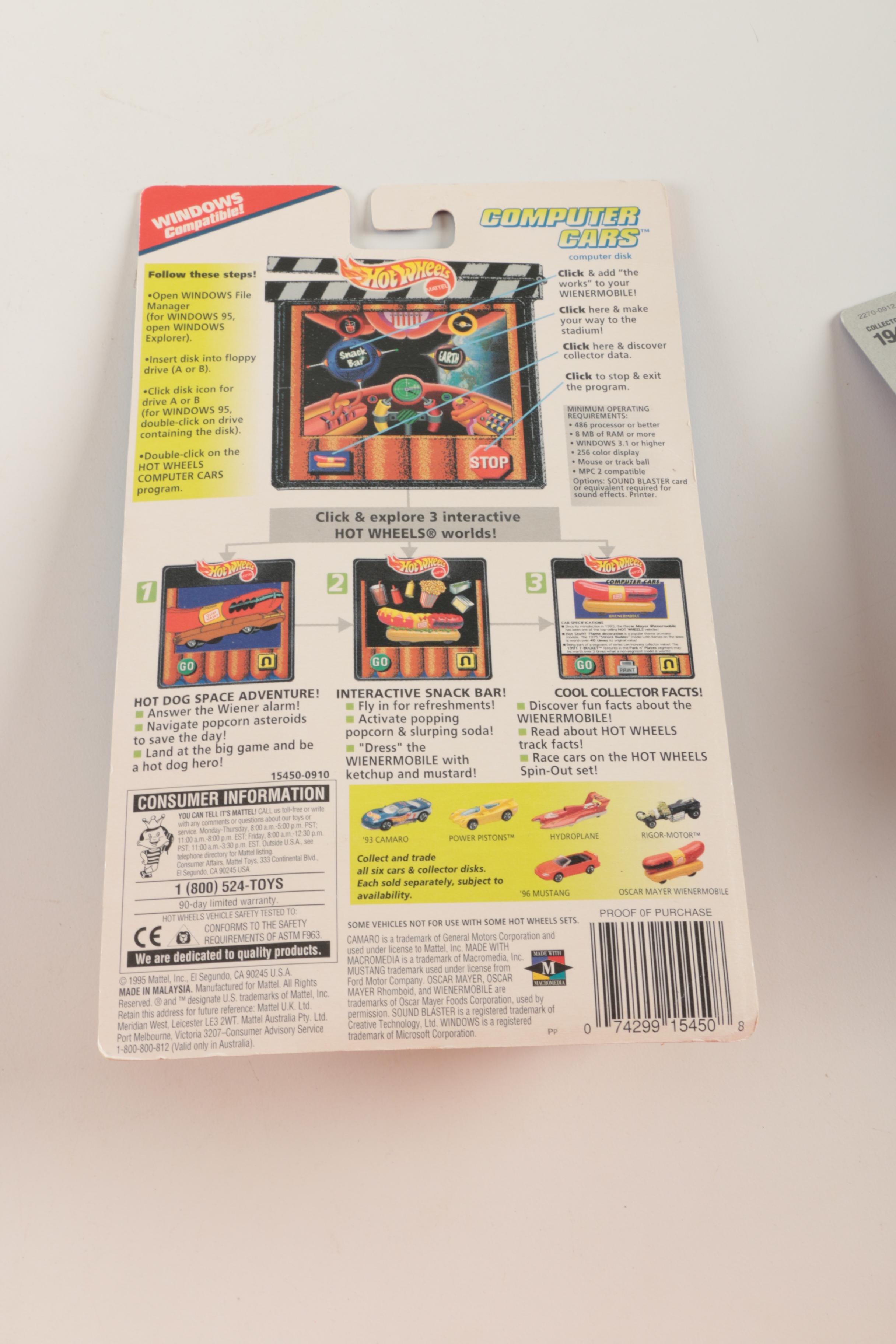 Candy-Themed Hot Wheels with Blimp and Oscar Meyer Weiner-Mobile