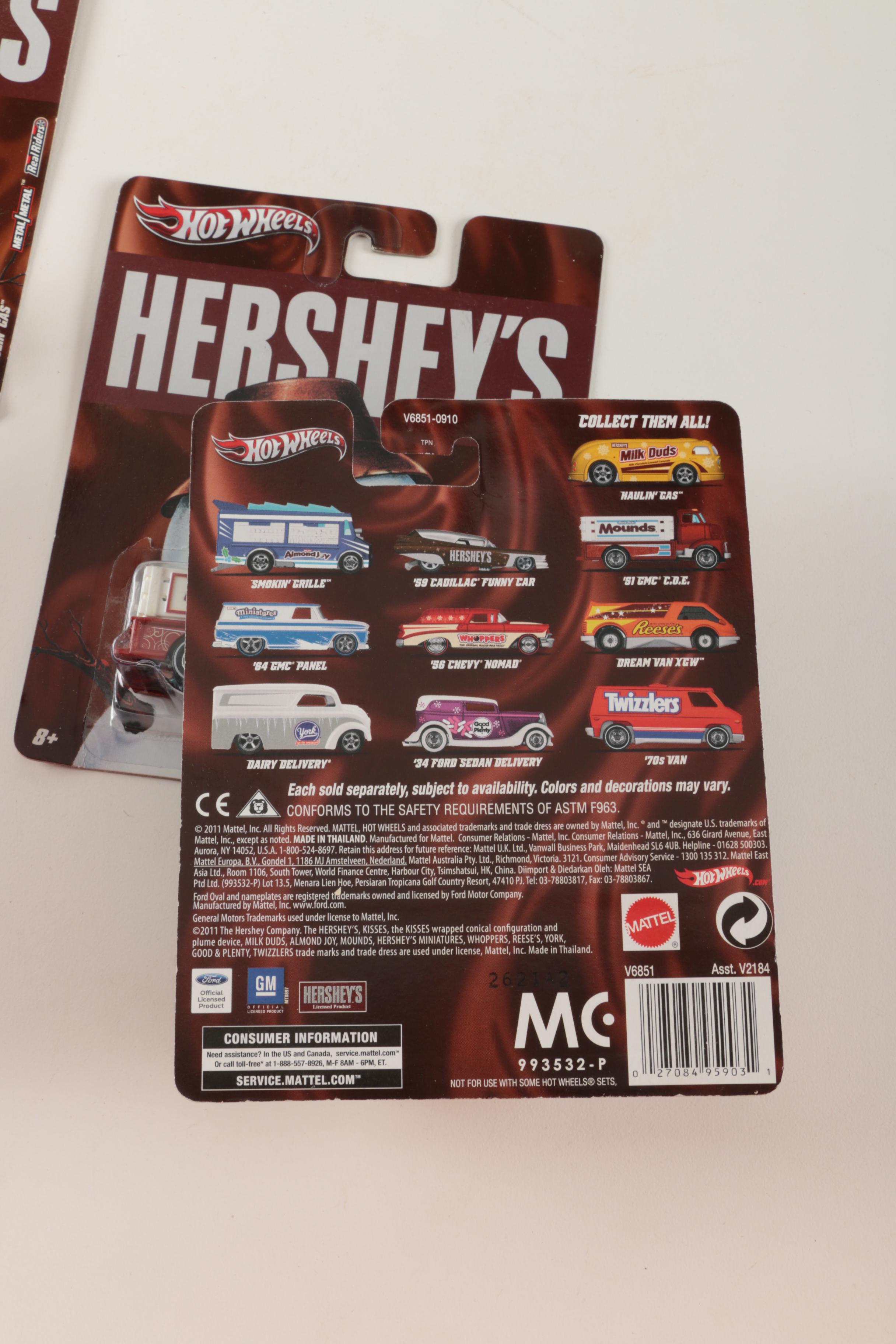 Candy-Themed Hot Wheels with Blimp and Oscar Meyer Weiner-Mobile