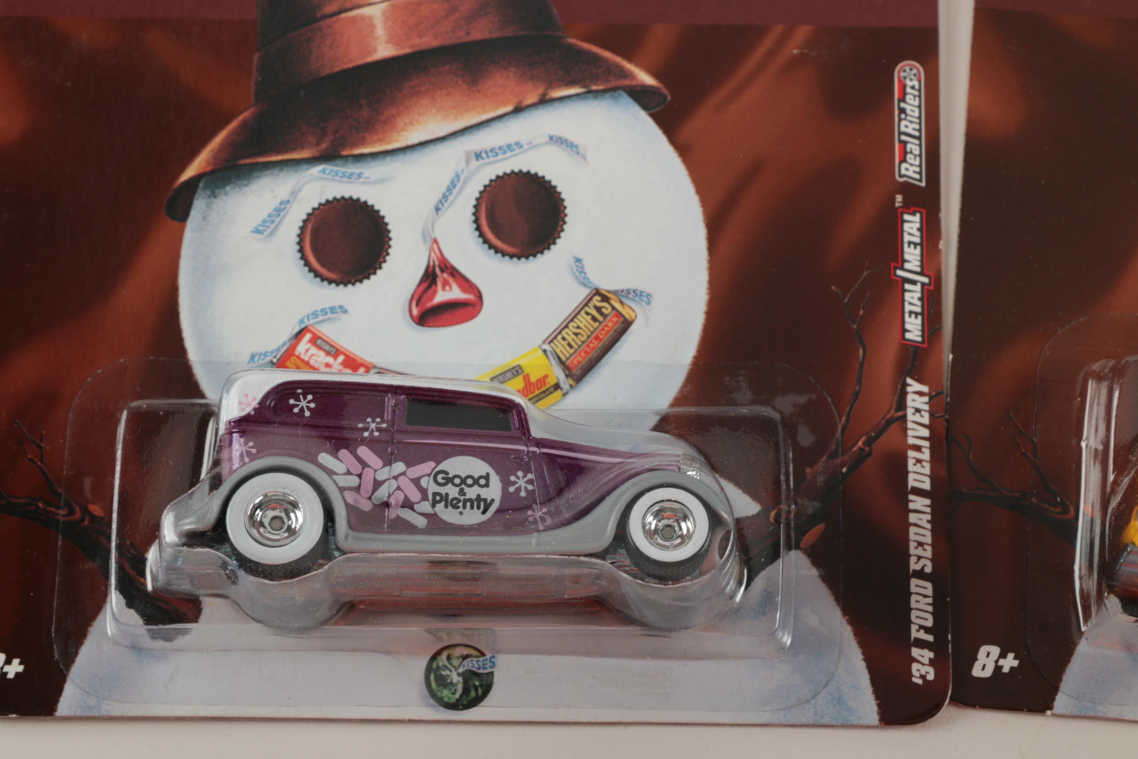 Candy-Themed Hot Wheels with Blimp and Oscar Meyer Weiner-Mobile