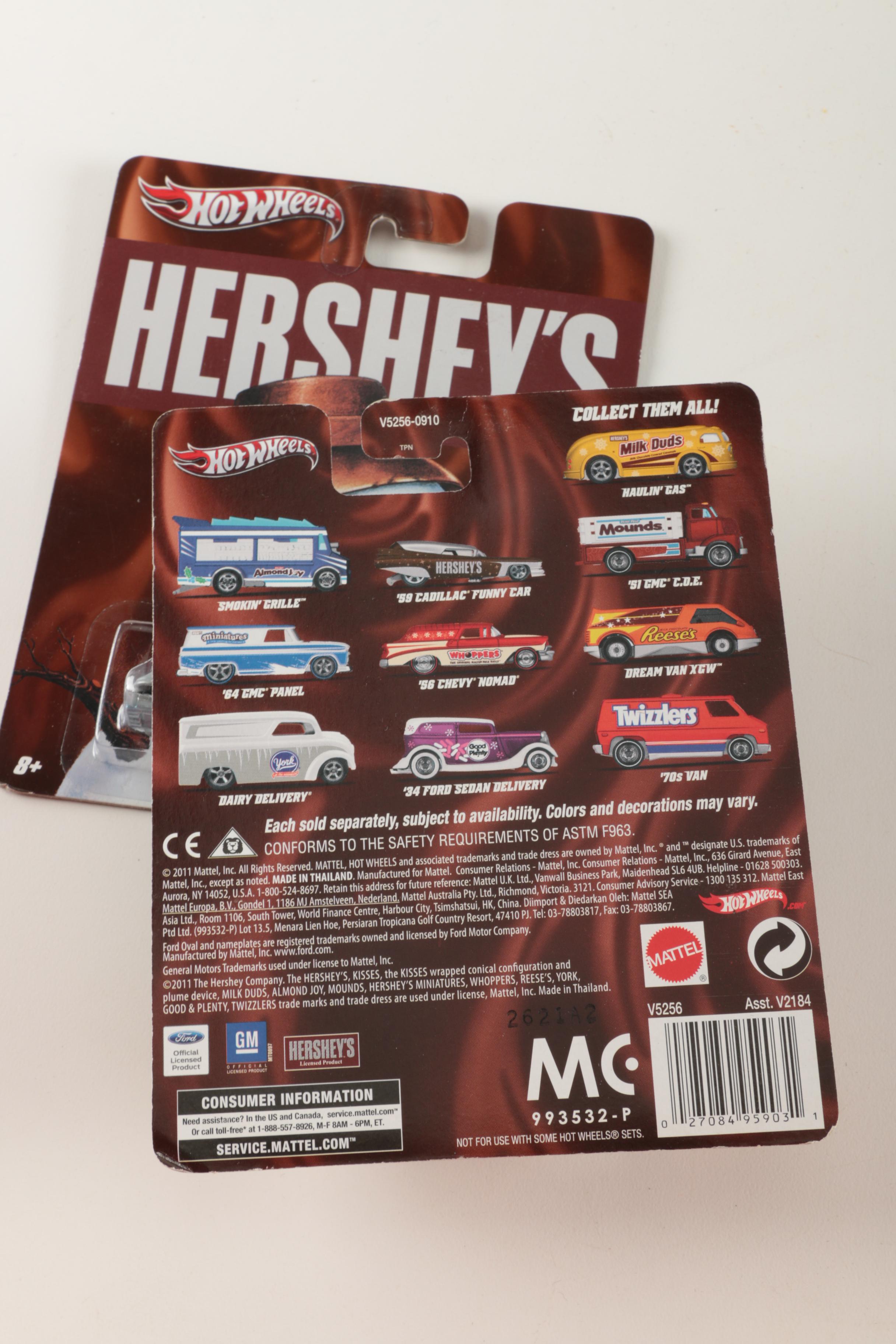 Candy-Themed Hot Wheels with Blimp and Oscar Meyer Weiner-Mobile