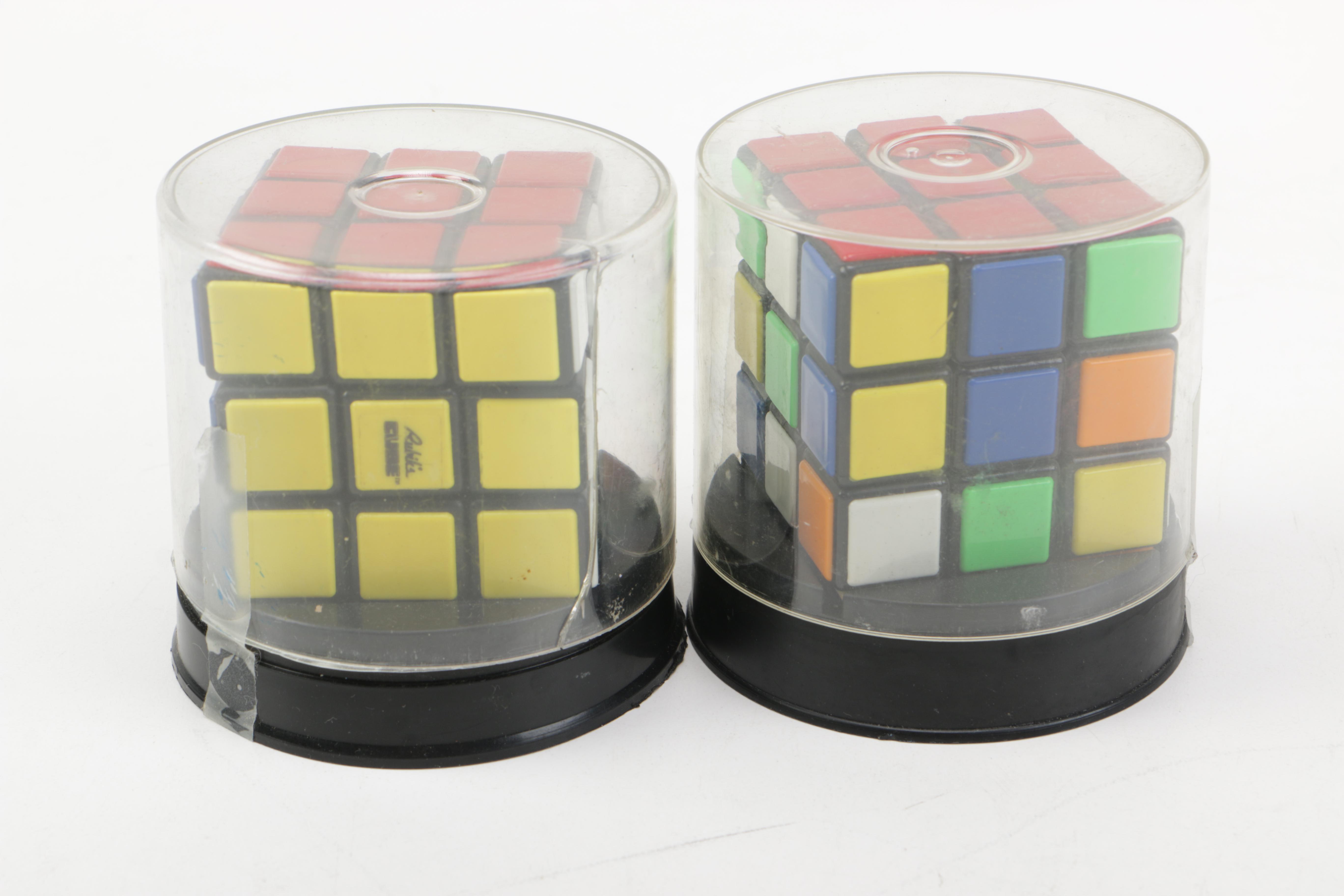 Three Rubik's Cubes