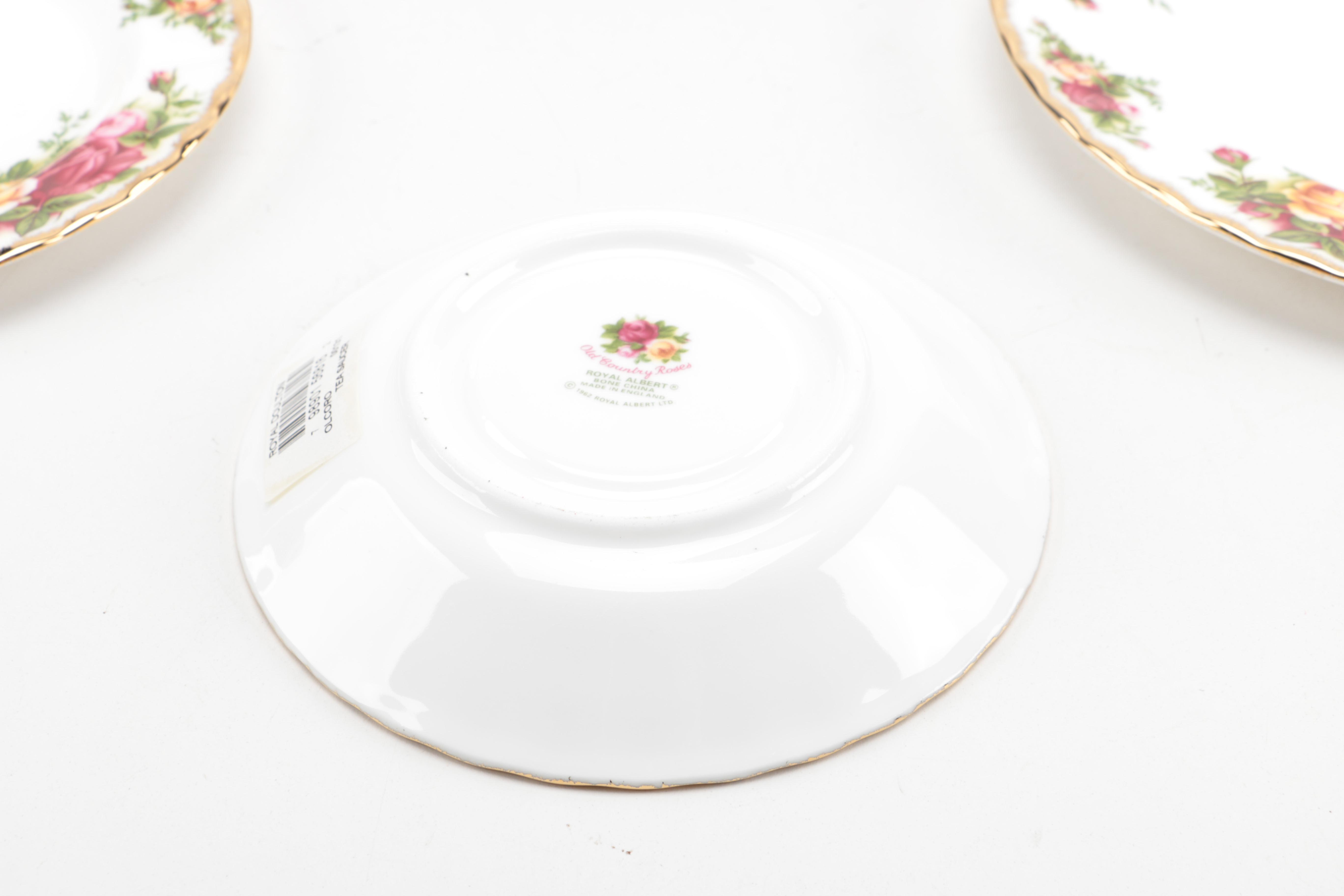 Set of Royal Albert China in the "Old Country Roses" Pattern