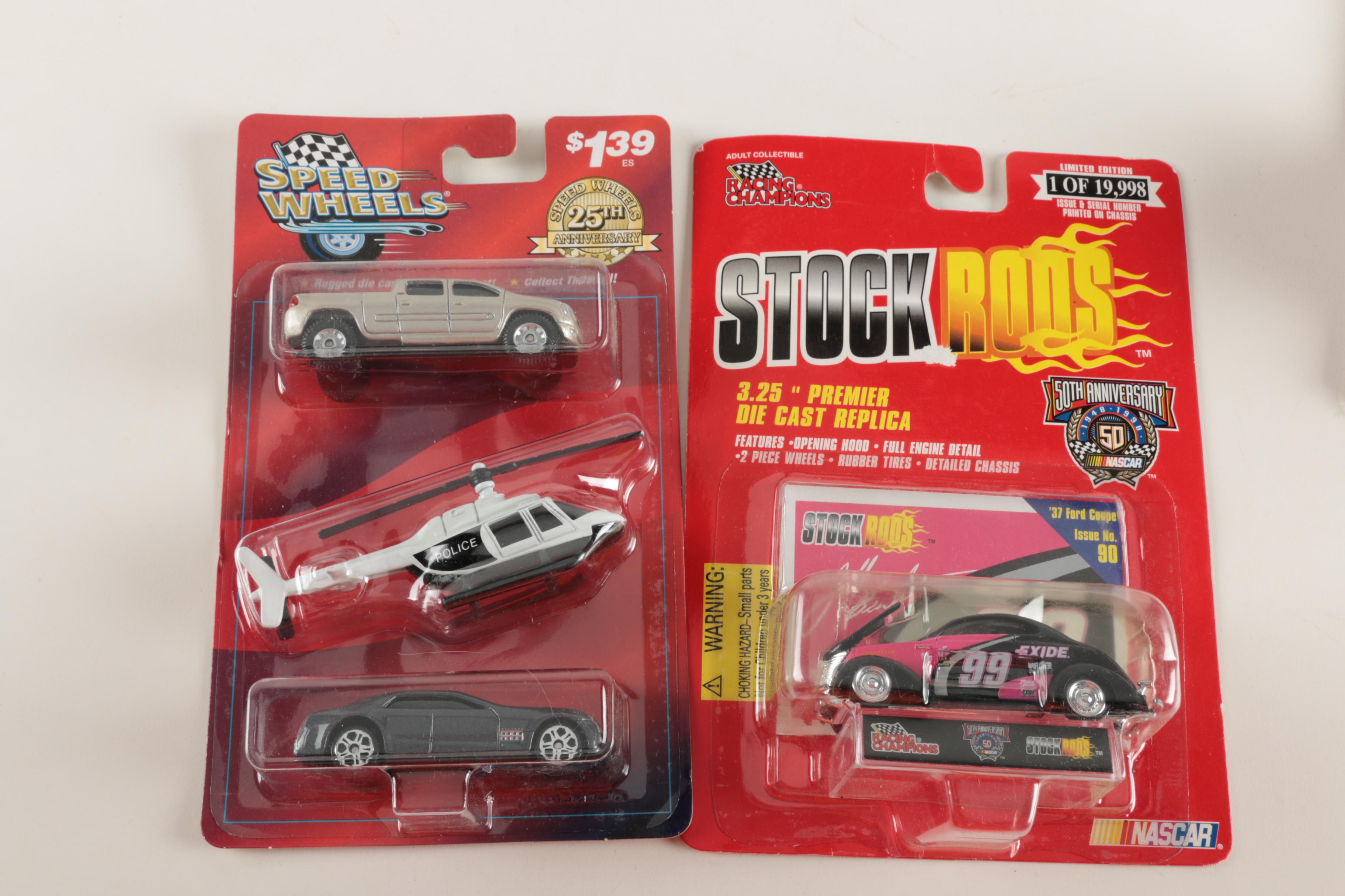 Collection of Die-Cast Cars Including Racing Champions