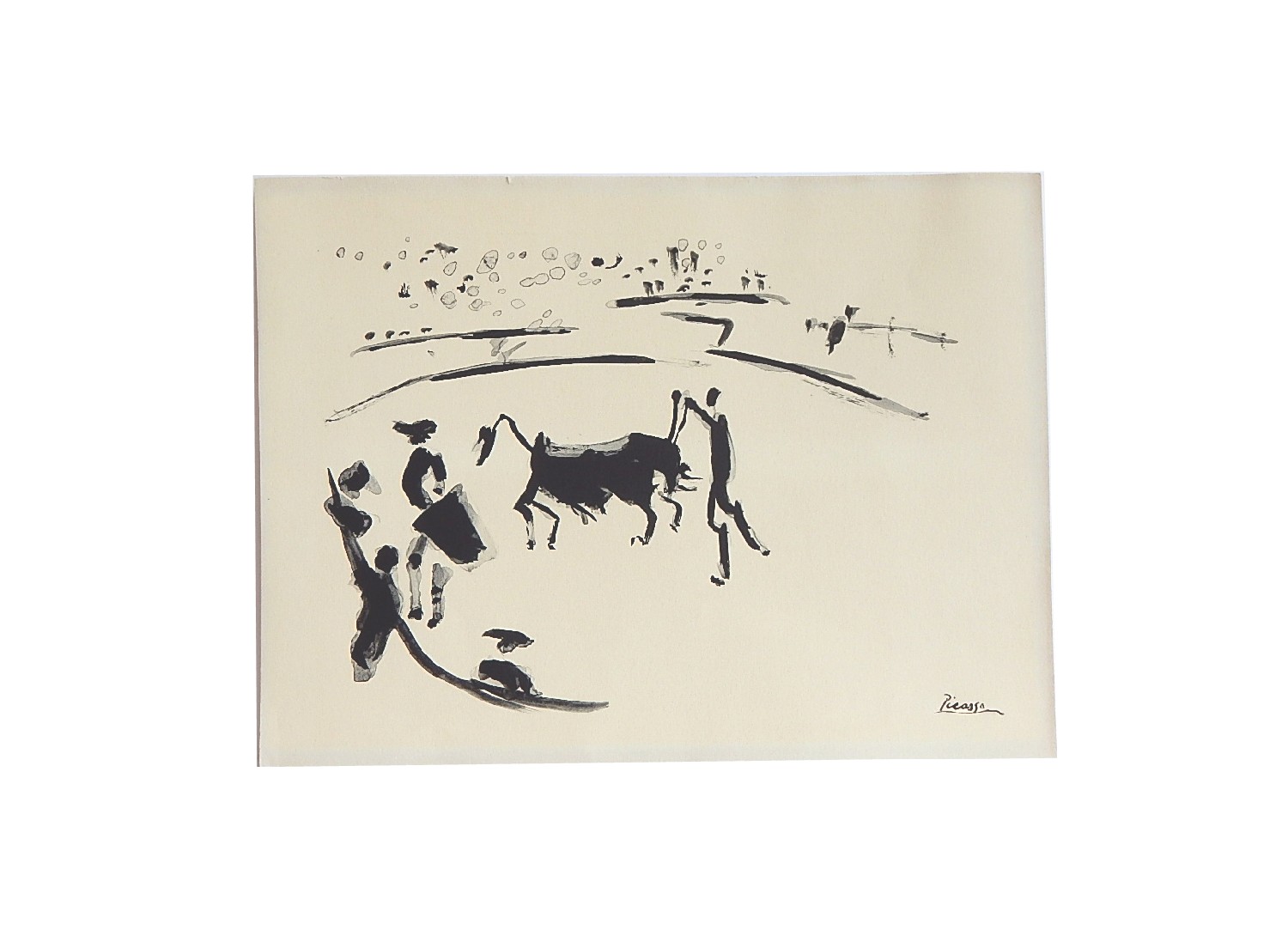 Serigraph Reproduction after Pablo Picasso "Clavando un par de Banderillas"