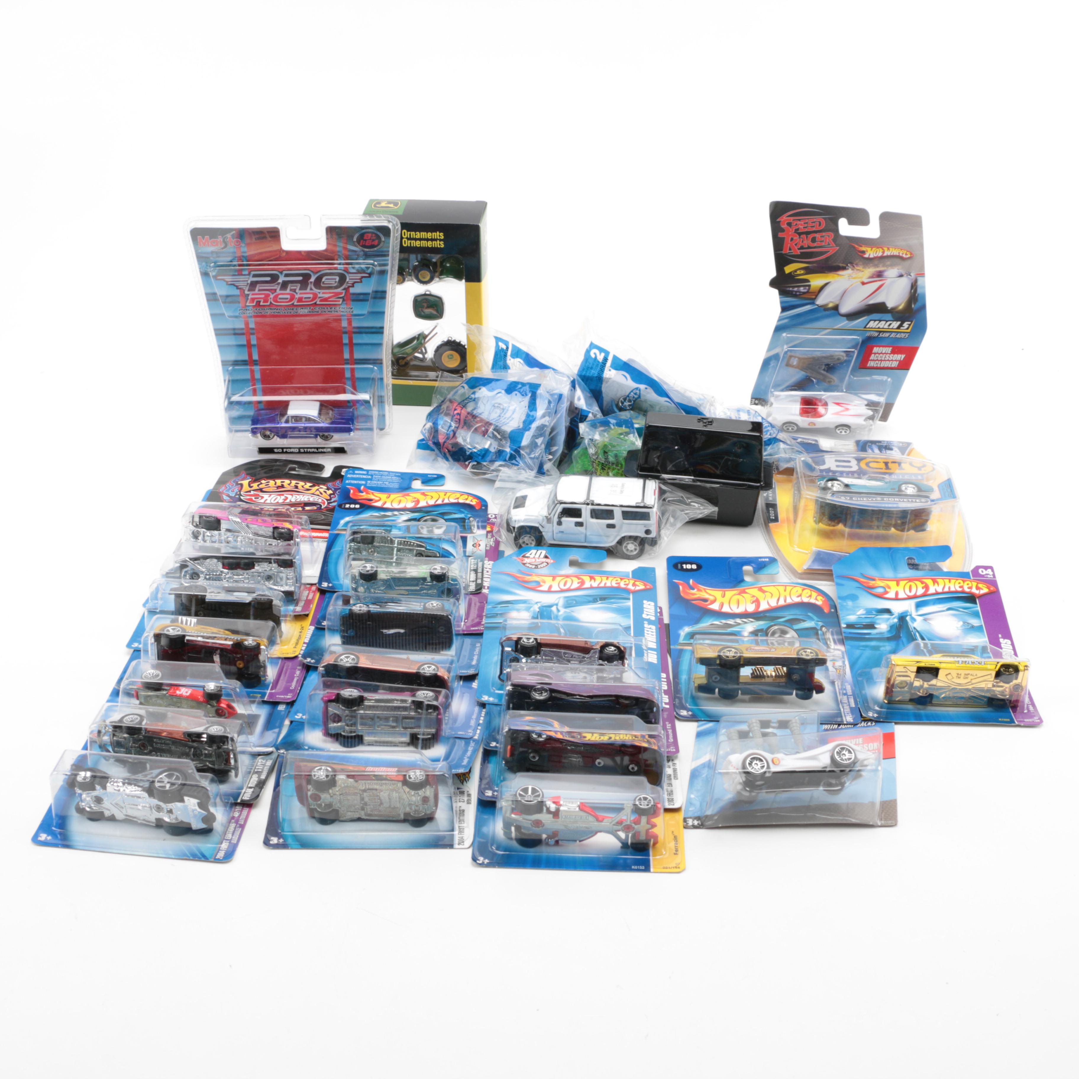 Collection of Hot Wheels Die-Cast Cars